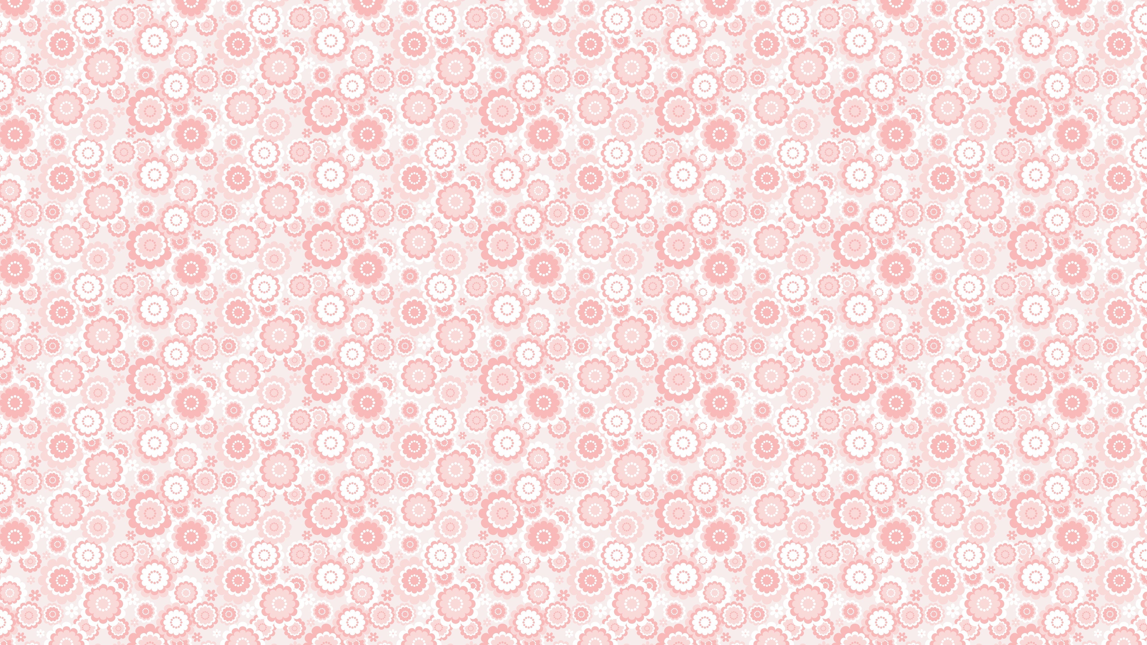 Retro Flowers - Rosa