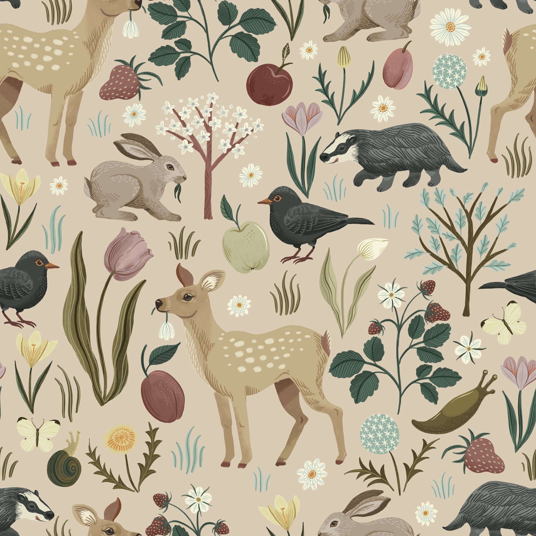 Trädgårdsrestaurang - Beige