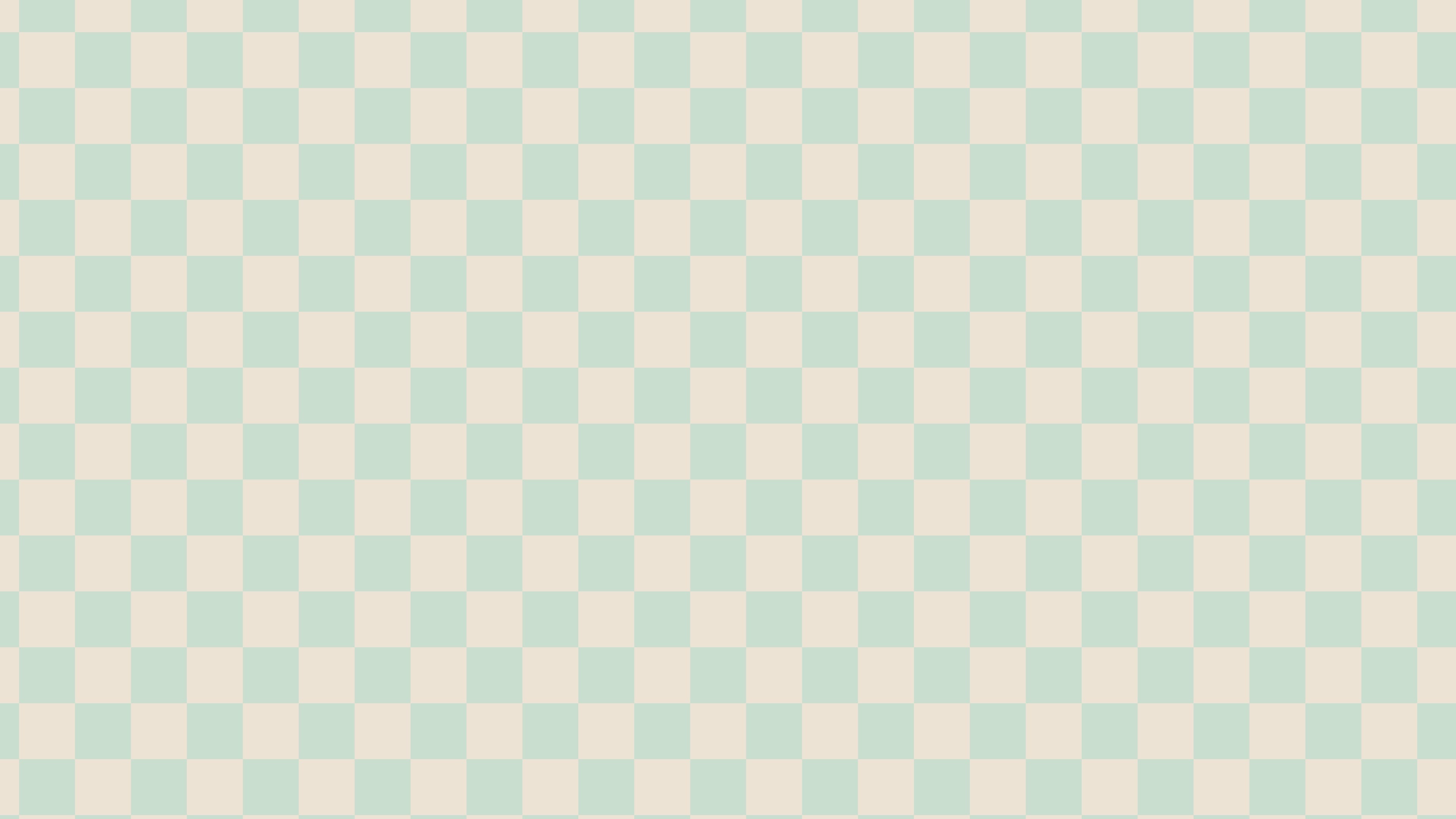 Reval Wallpaper Checkers - Mint - Tapet med rutigt mönster i grönt och beige – högkvalitativ tapet för en personlig och ha...