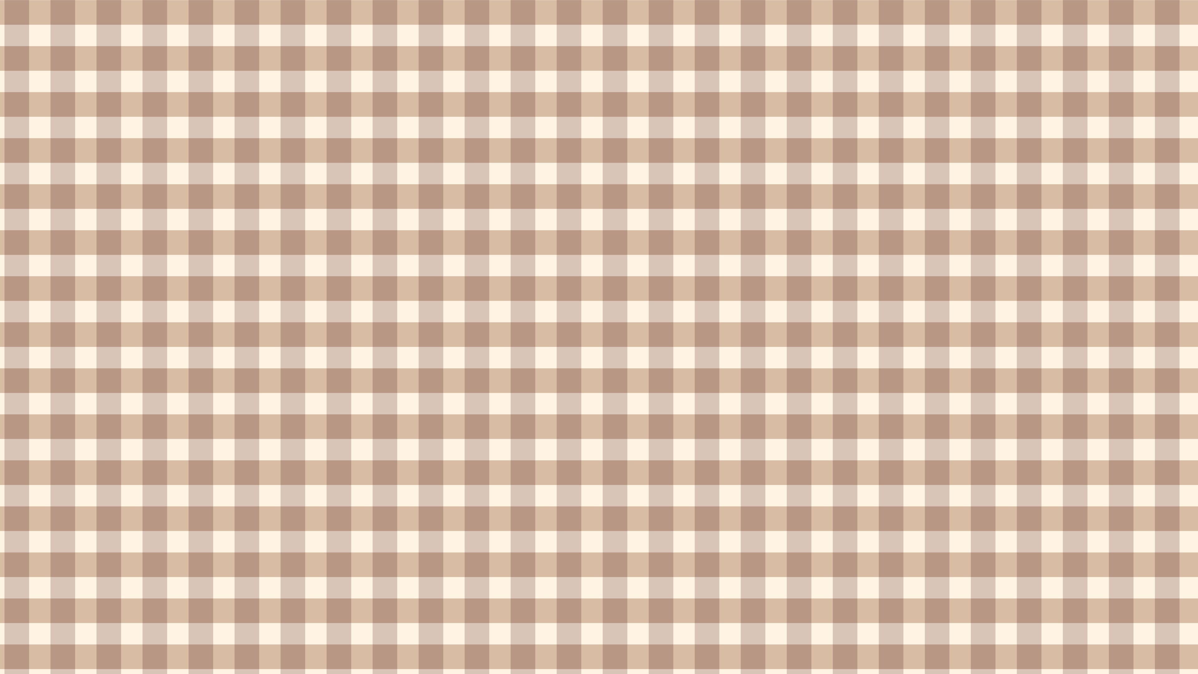 Reval Wallpaper Gingham - Mole - Klassisk tapet med rutmönster i brunt – högkvalitativ tapet för en personlig och harmonis...
