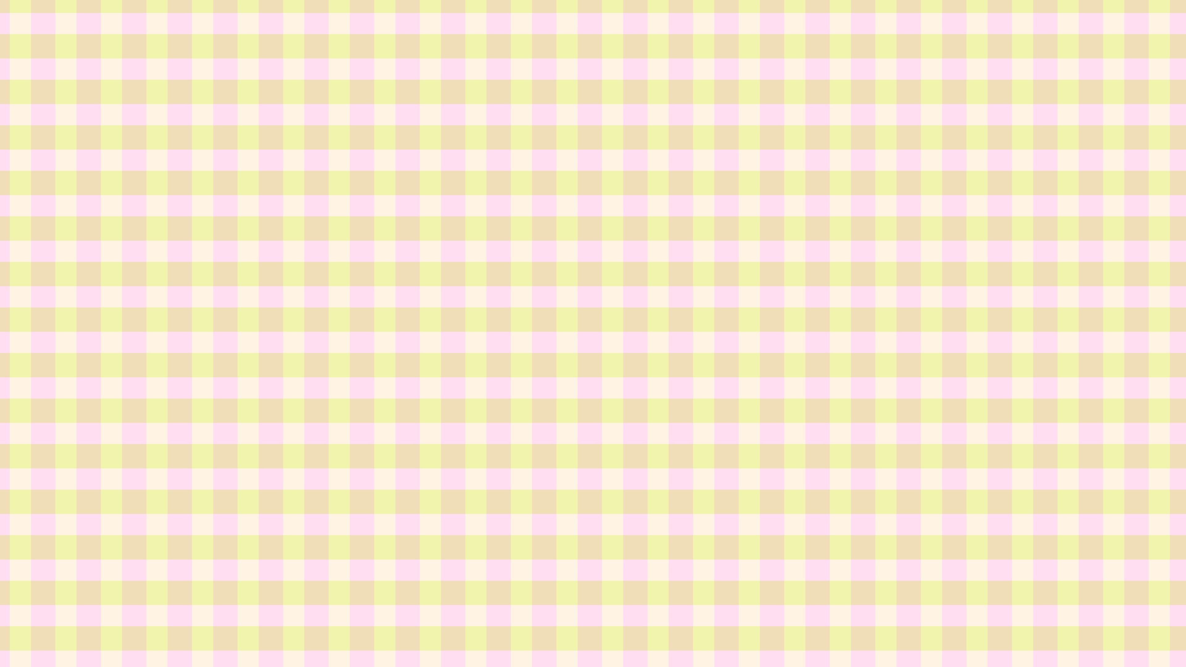 Reval Wallpaper Gingham - Cupcake - Klassisk tapet med rutmönster i rosa och gult – högkvalitativ tapet för en personlig o...