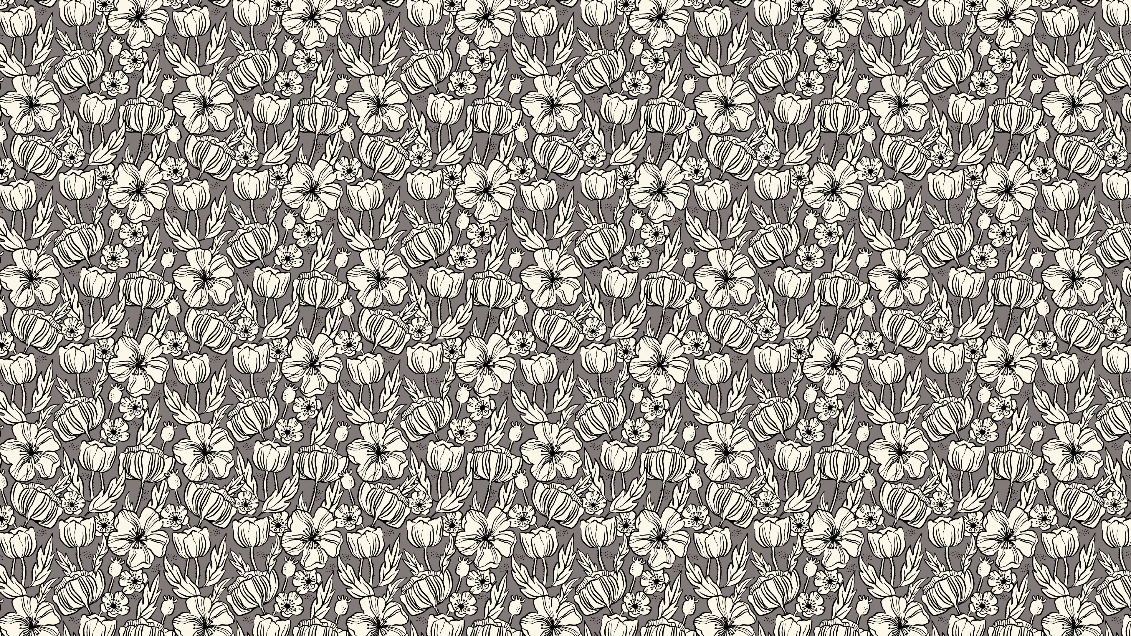 Poppy Sketch - Charcoal