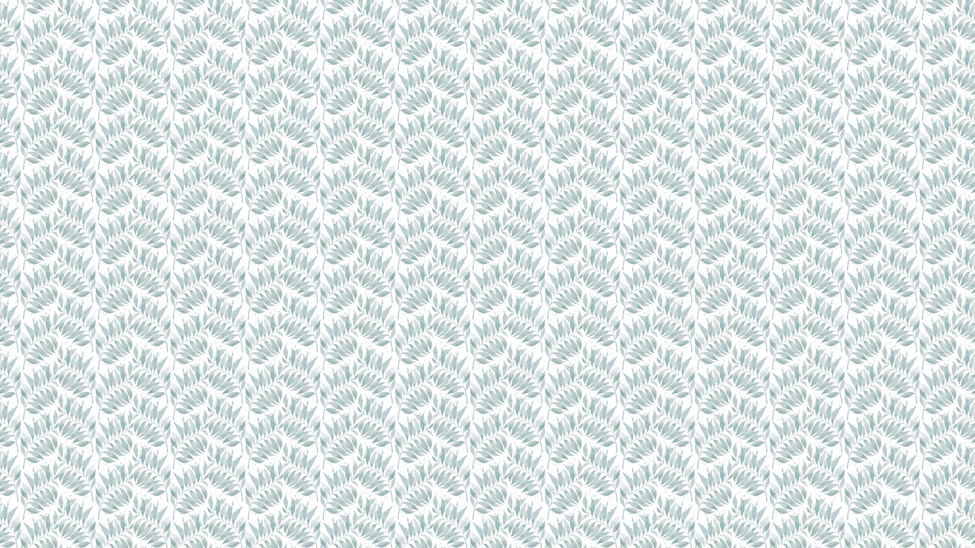 Textured Watercolor Palm Leaf - Aqua