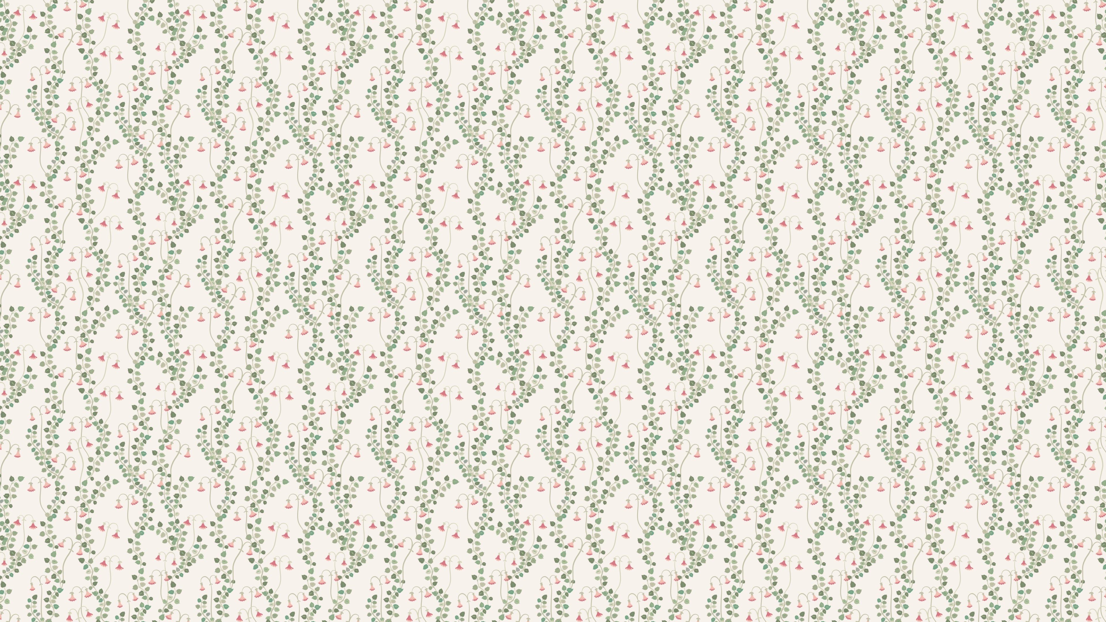 Linnea Borealis - Planta - Klassisk svensk blomstertapet med småländsk landskapsblomma