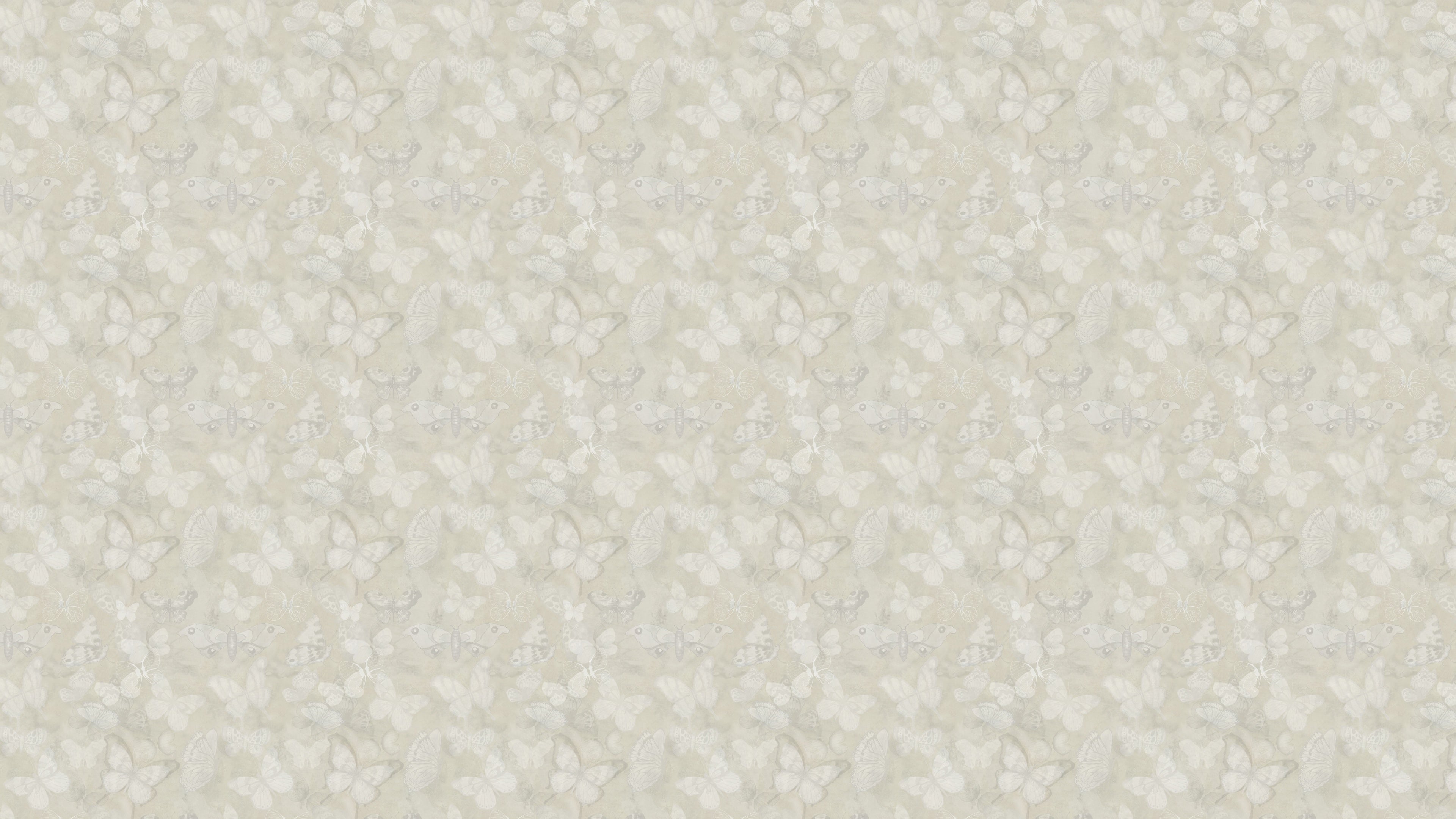 Mariposa - Unbleached - Fjärilstapet i akvarell med melerad bakgrund