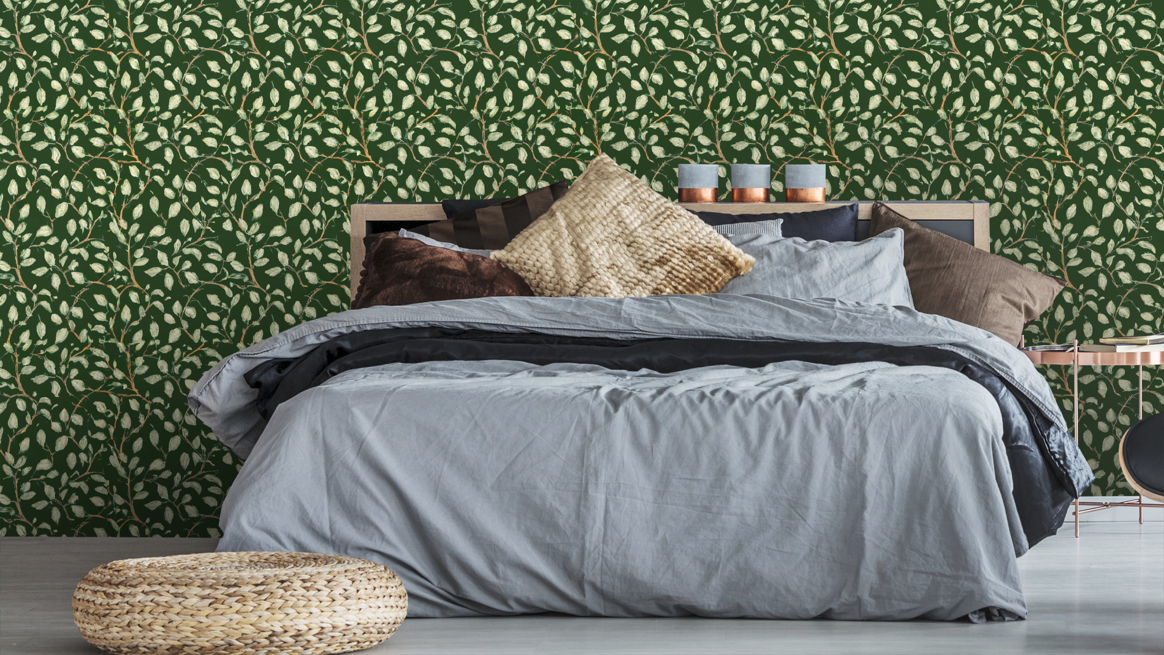 Reveal Wallpaper Nocciola - Pine Grön – kvalitetsprodukt för ett vackrare och mer hållbart hem