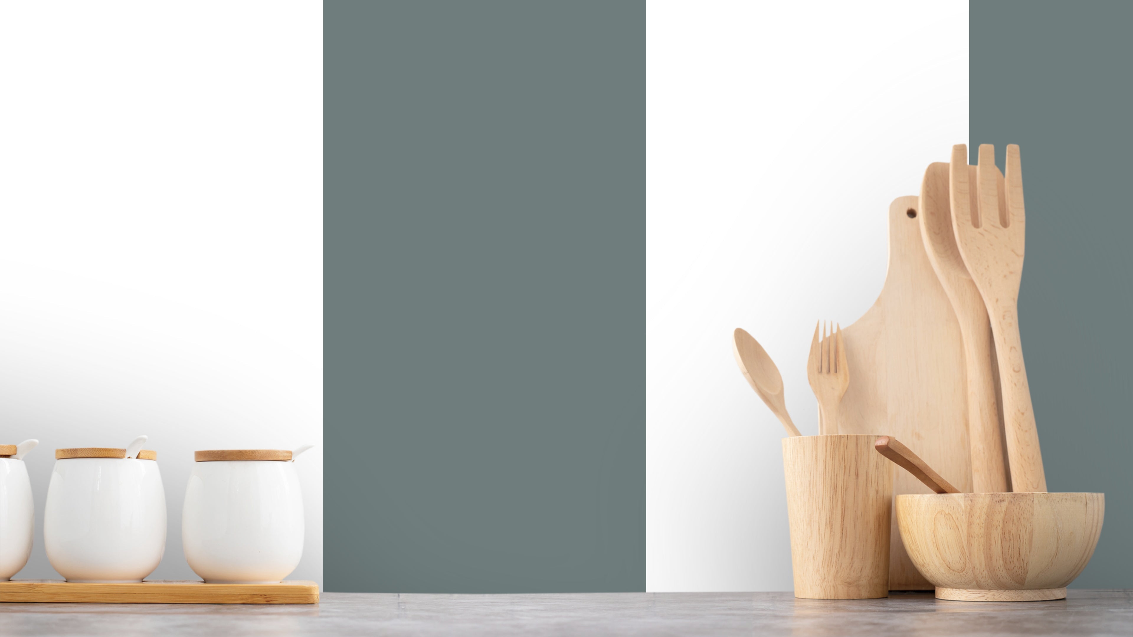 Big Stripes - Vit/Antracitgrå – Grafisk randig tapet i skandinavisk stil