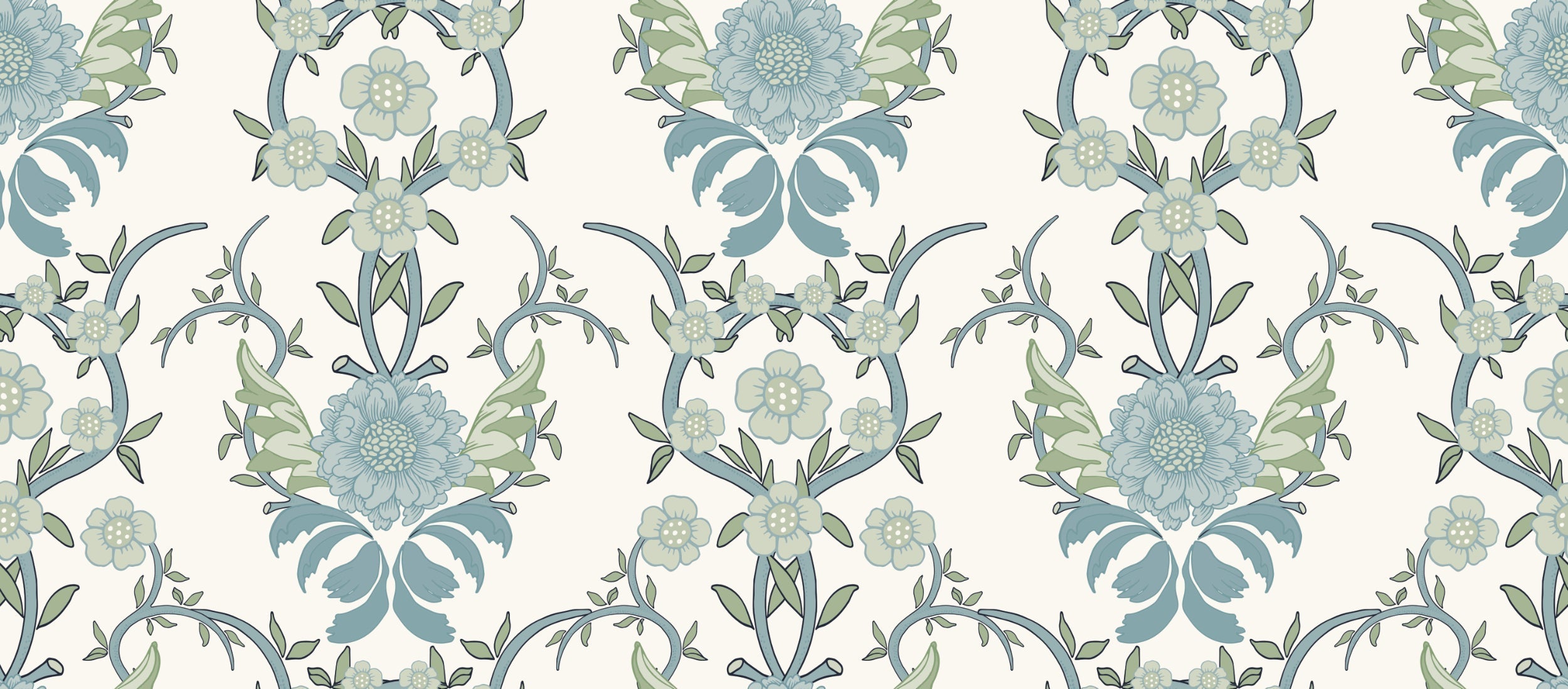 Serendipity - white -blue