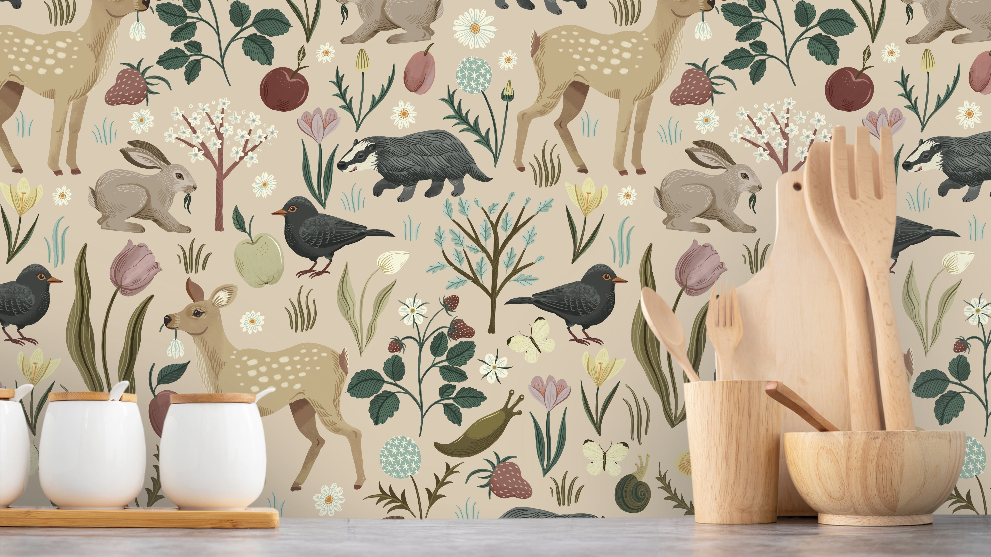 Trädgårdsrestaurang - Beige