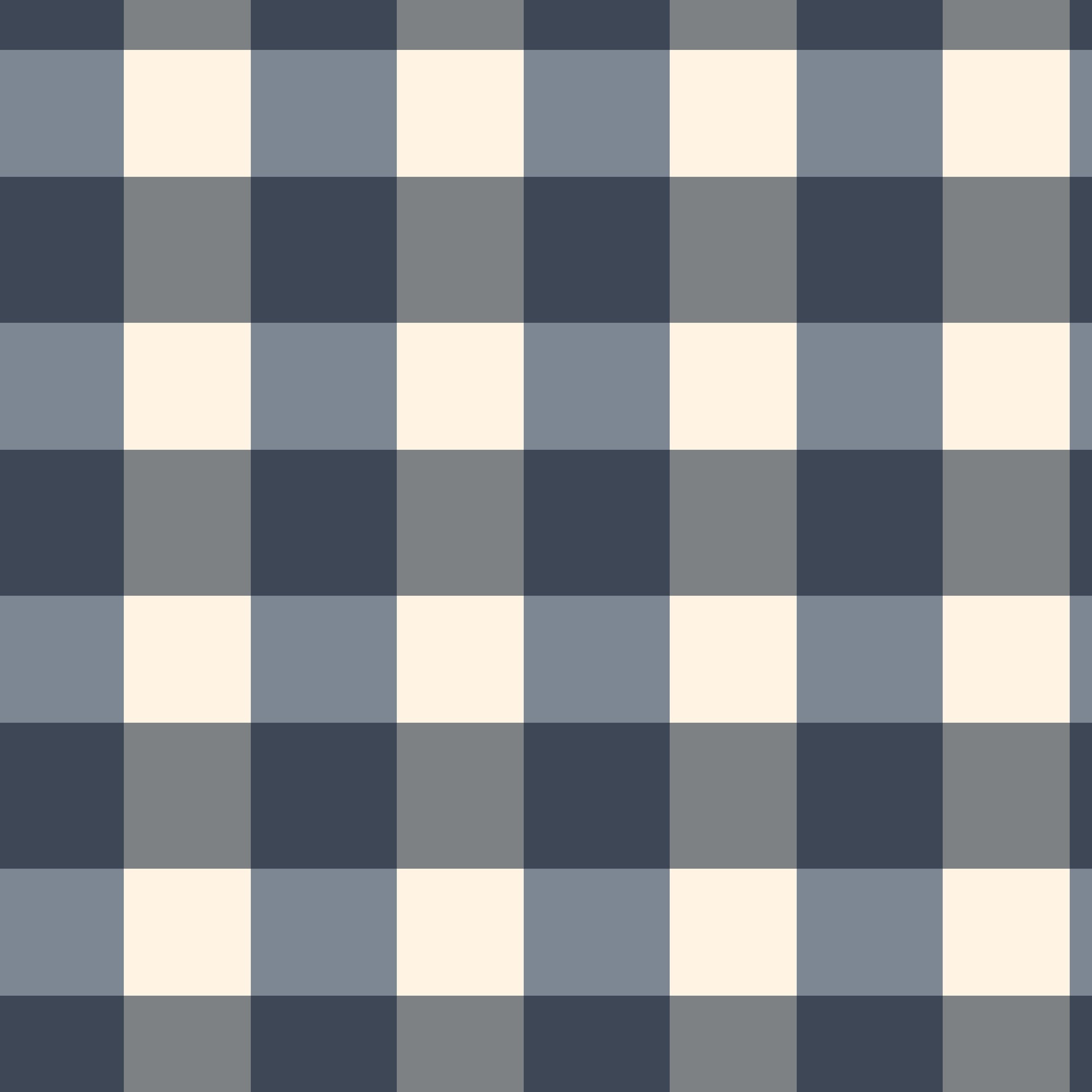 Gingham - Pyjamas - Klassisk tapet med rutmönster i blågrått