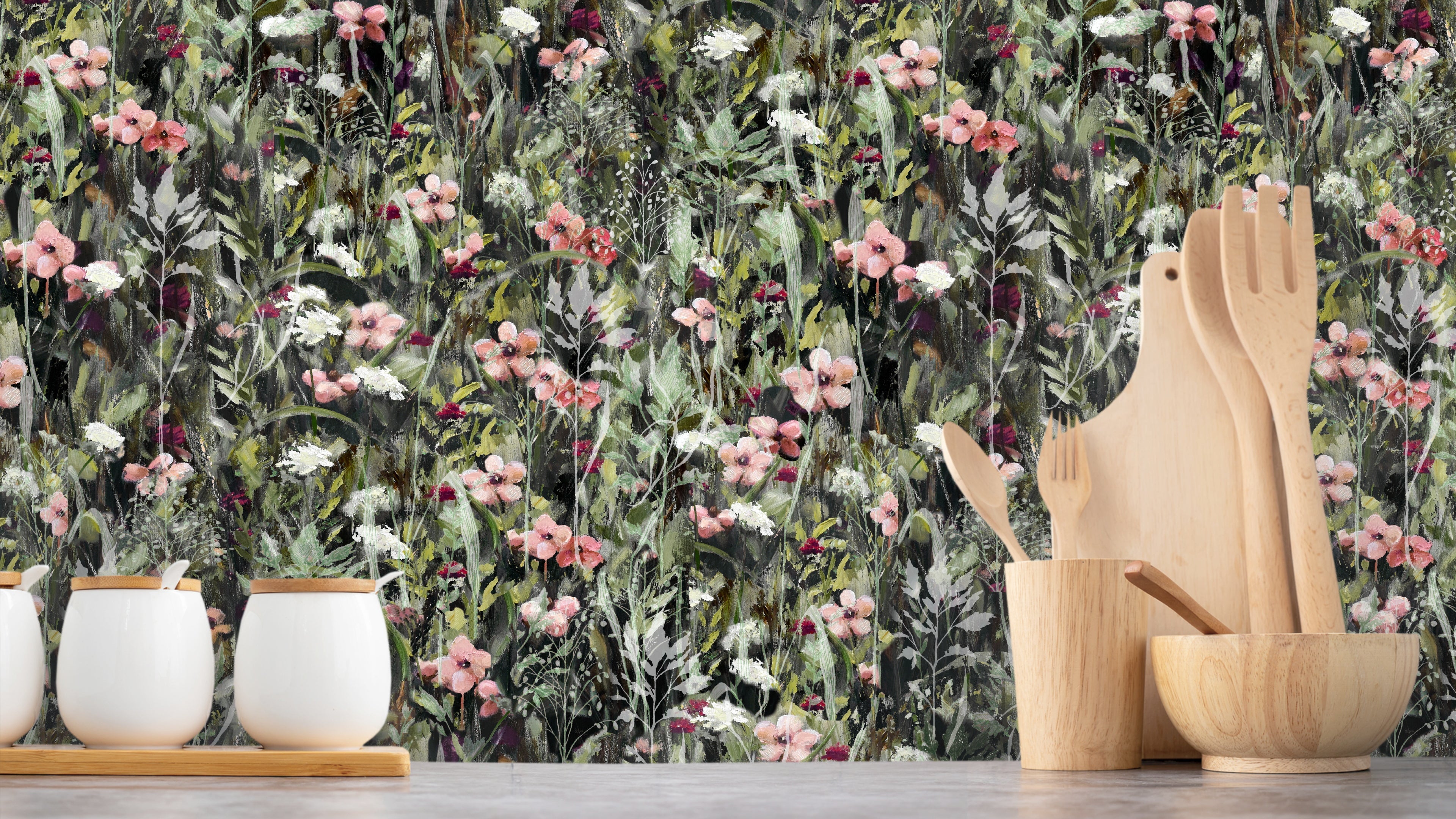 Endless summer - A sunny day – Färgglad blommig tapet