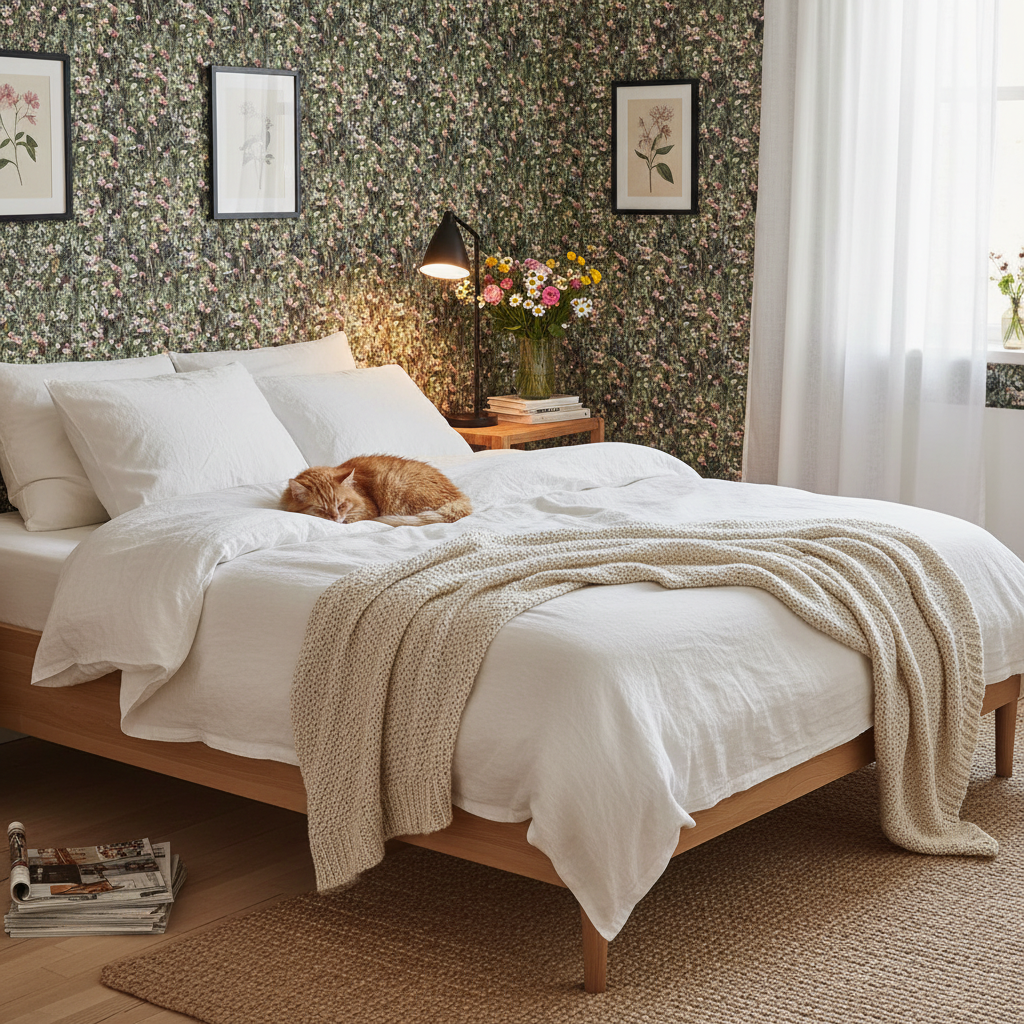 Endless summer - A sunny day – Färgglad blommig tapet