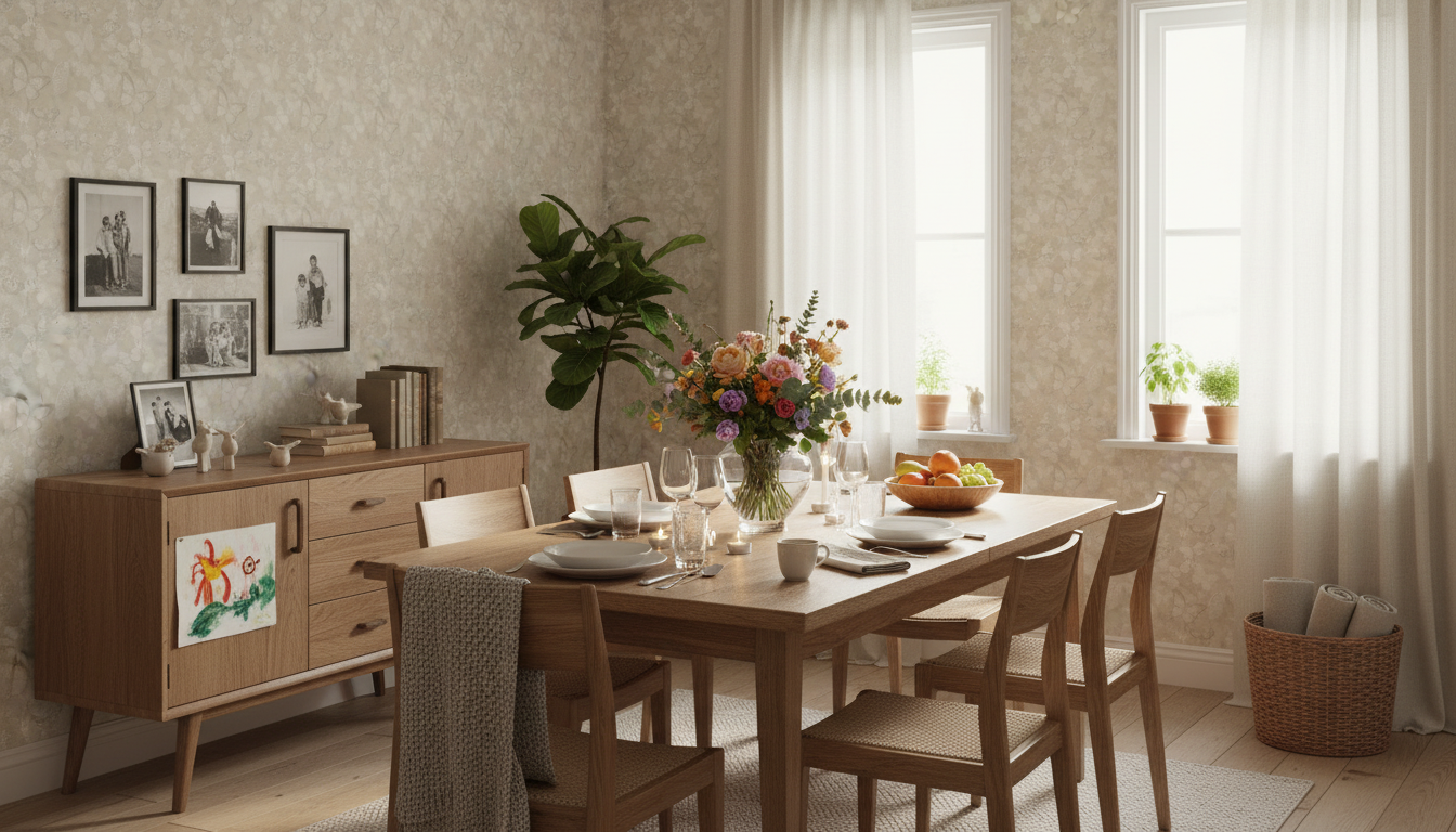 Mariposa - Unbleached - Fjärilstapet i akvarell med melerad bakgrund