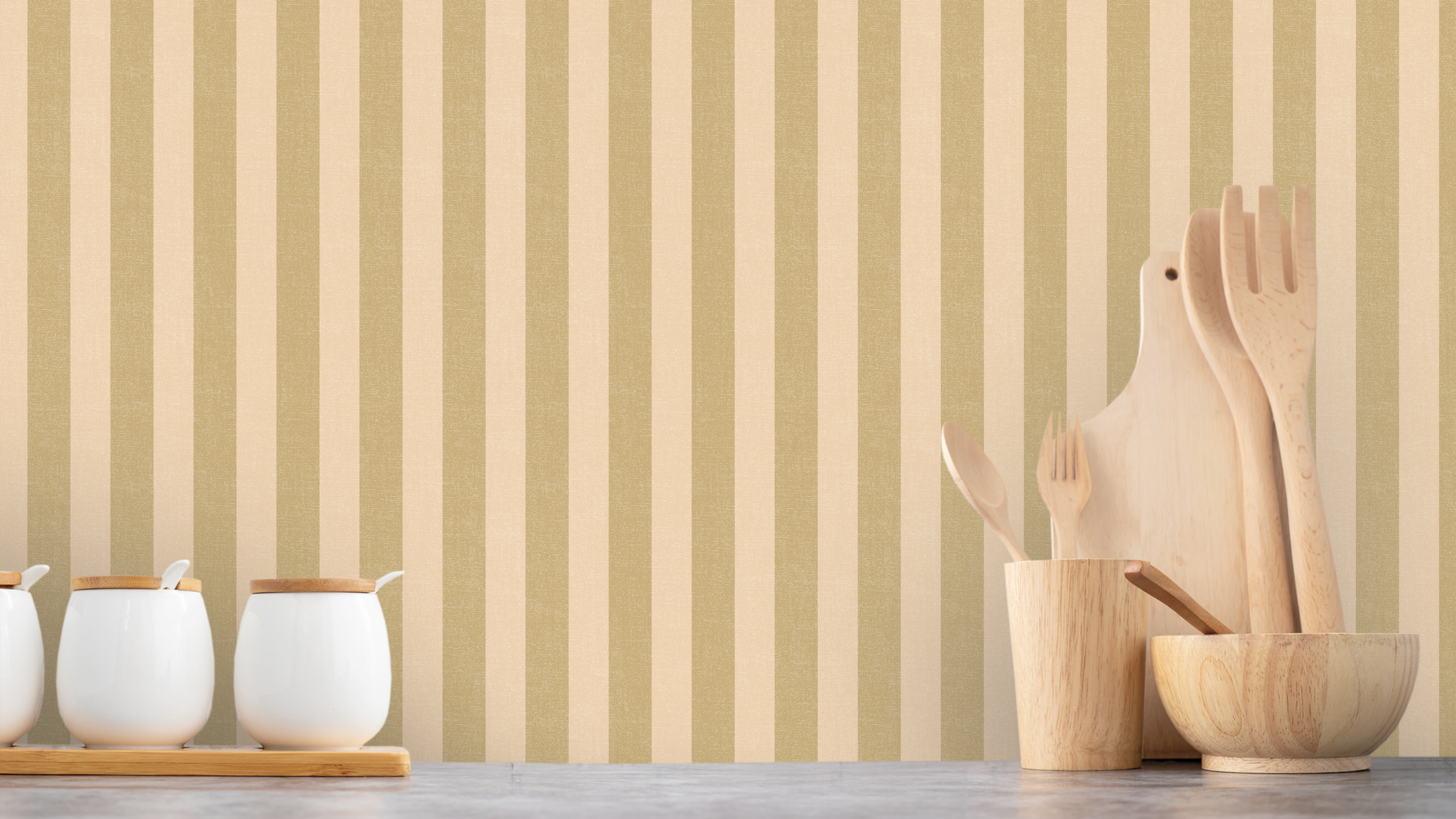 Umbrella Stripe - Gold