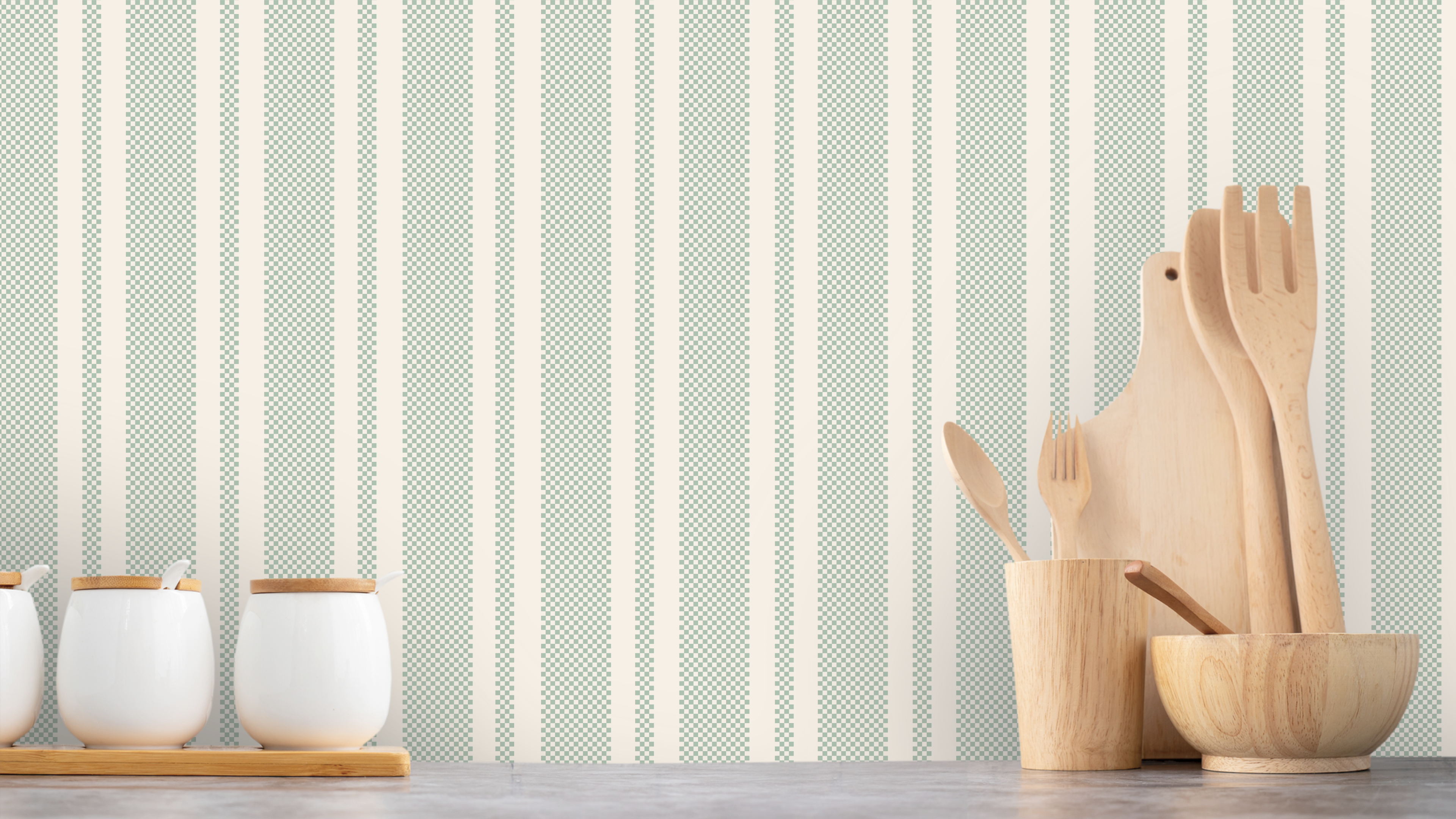 Table Stripe - Green