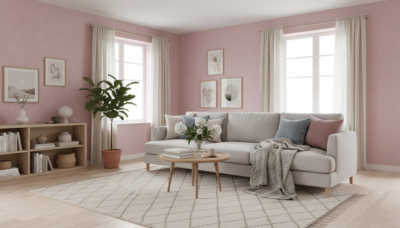 Dimma - Pion - Enfärgad tapet med levande yta