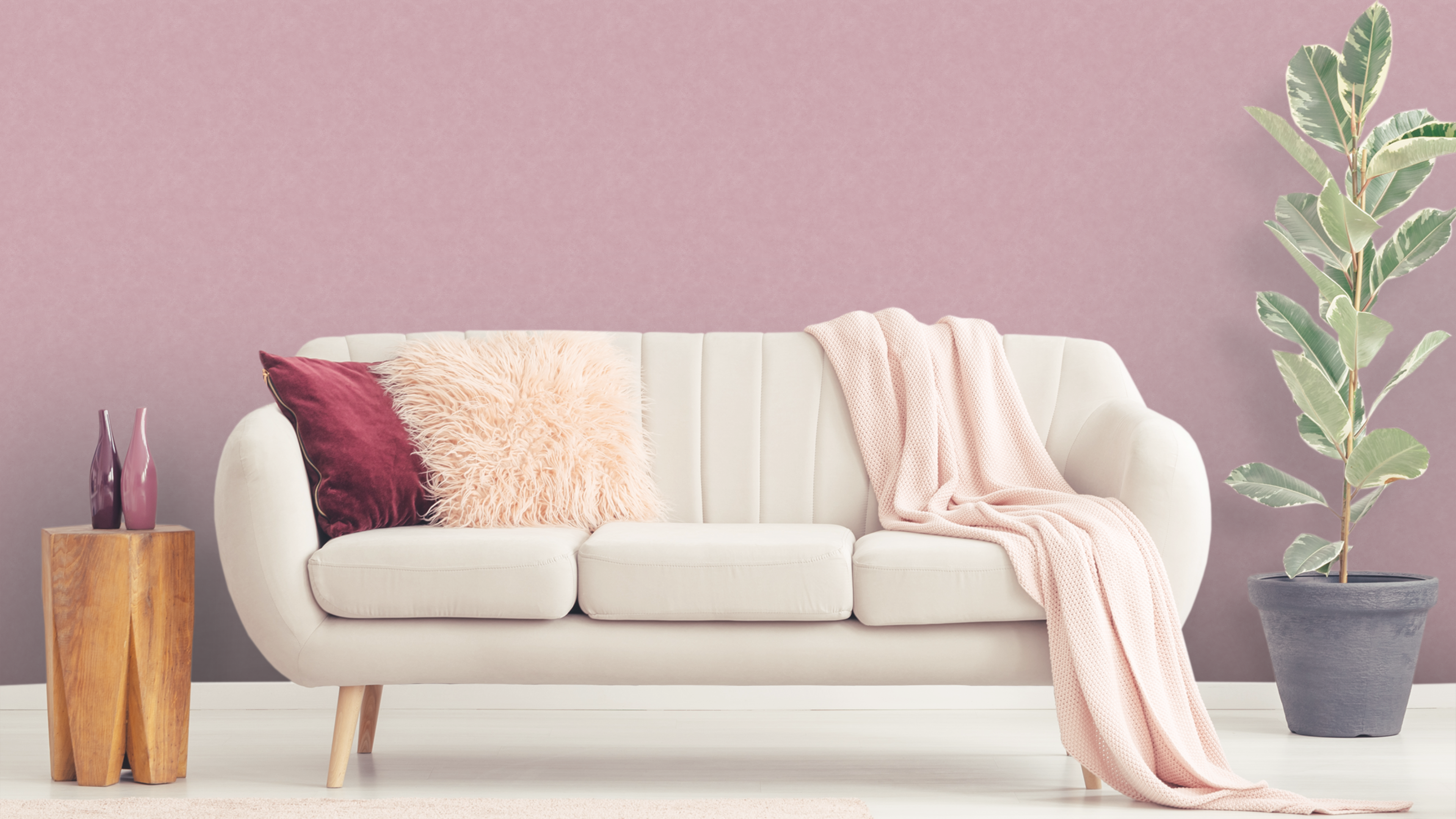 Dimma - Pion - Enfärgad tapet med levande yta