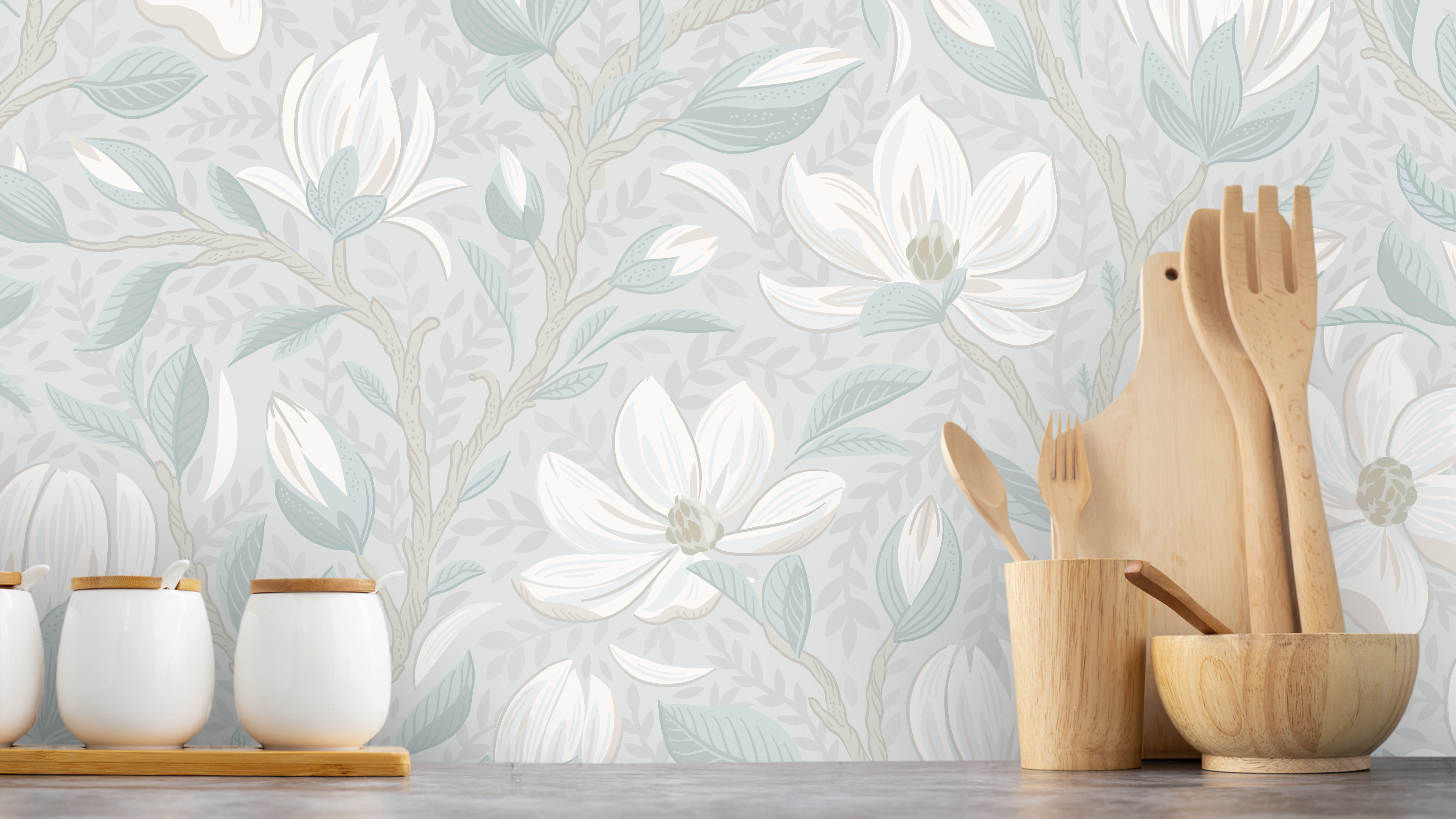 Magnolia Spring - Silver