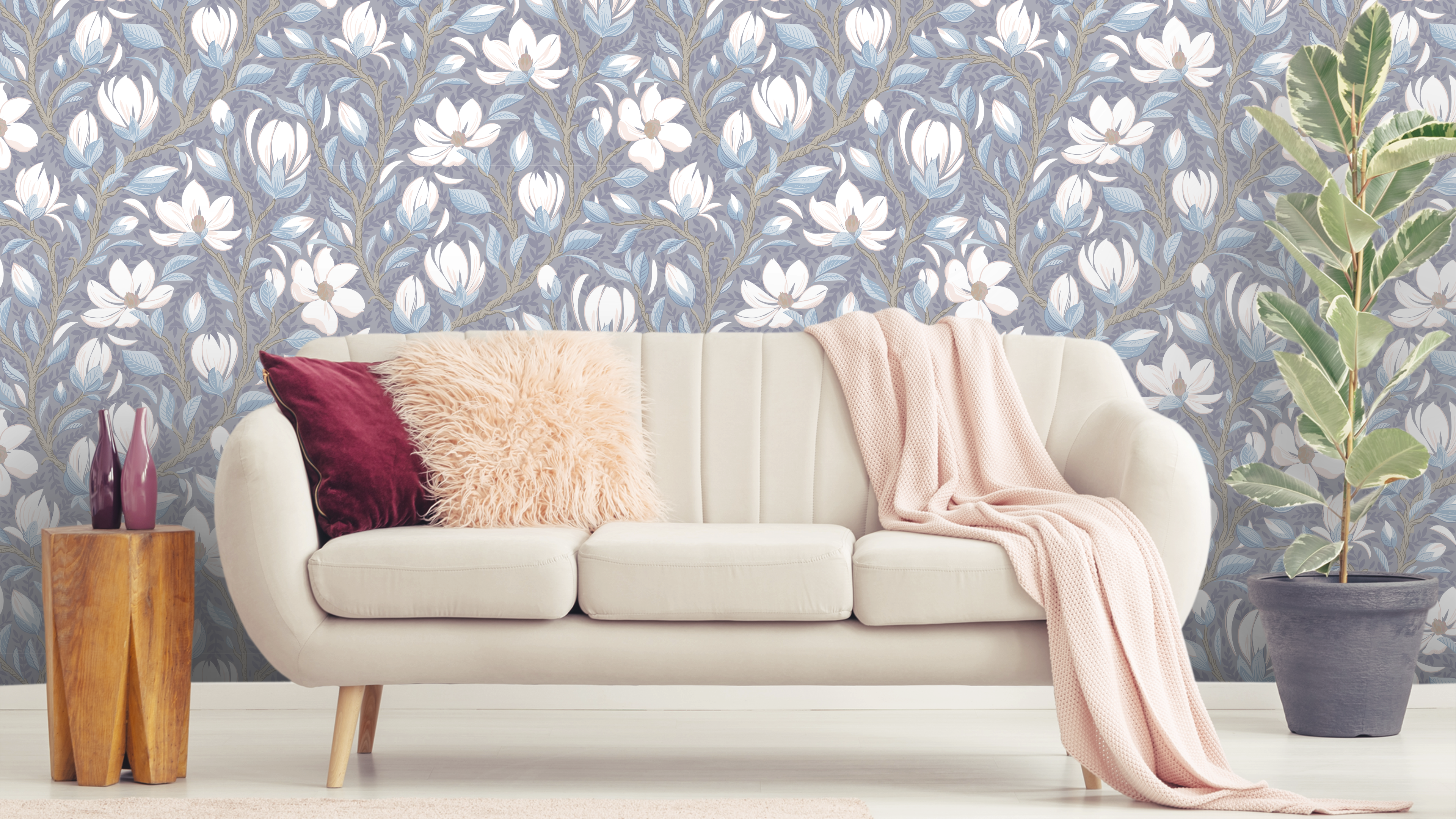 Magnolia Spring - Blue