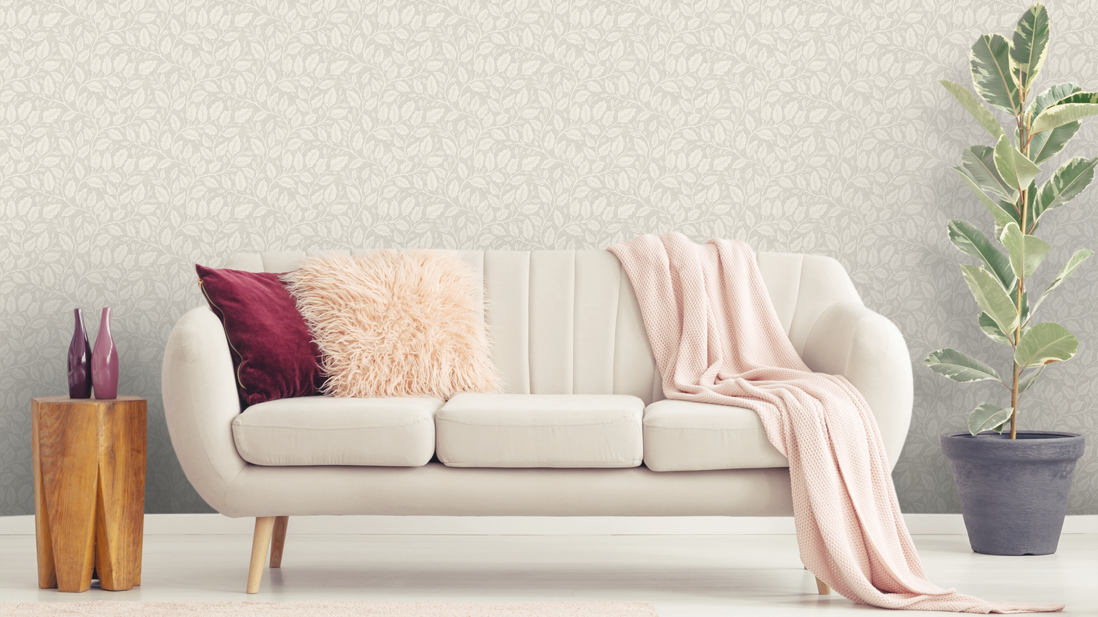 Budding Branches - Golden Greige