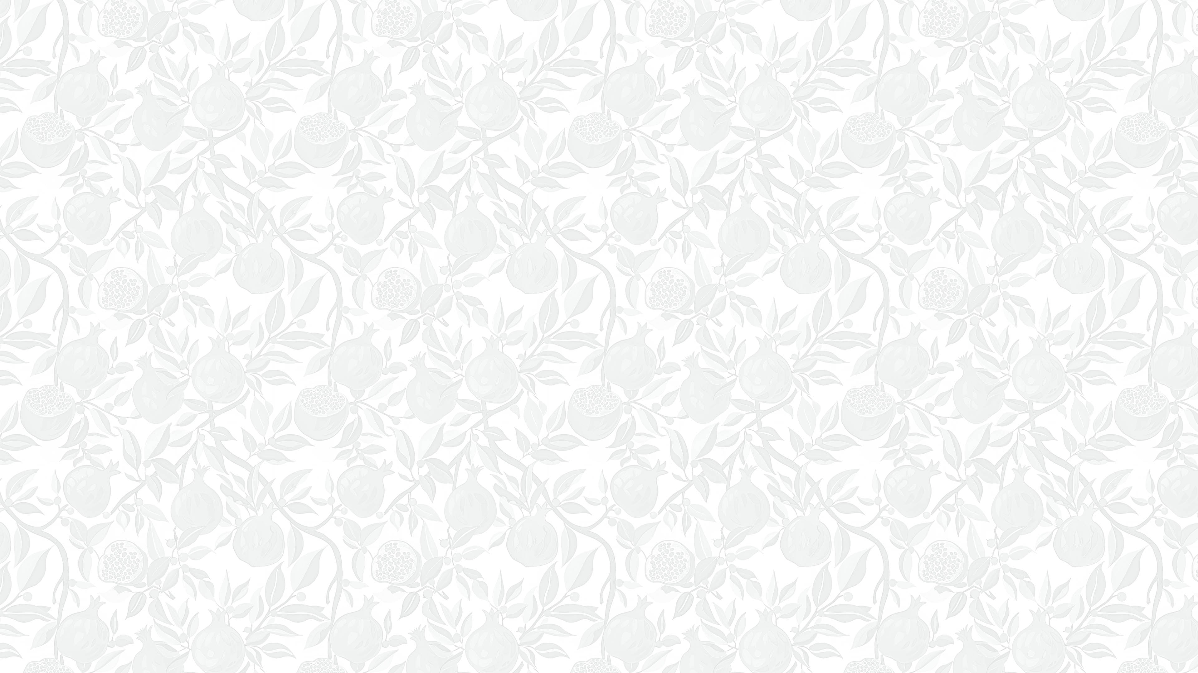 Reval Wallpaper Pomegranate Delight - Grå - Tapet med granatäpplen i grått – högkvalitativ tapet för en personlig och harm...