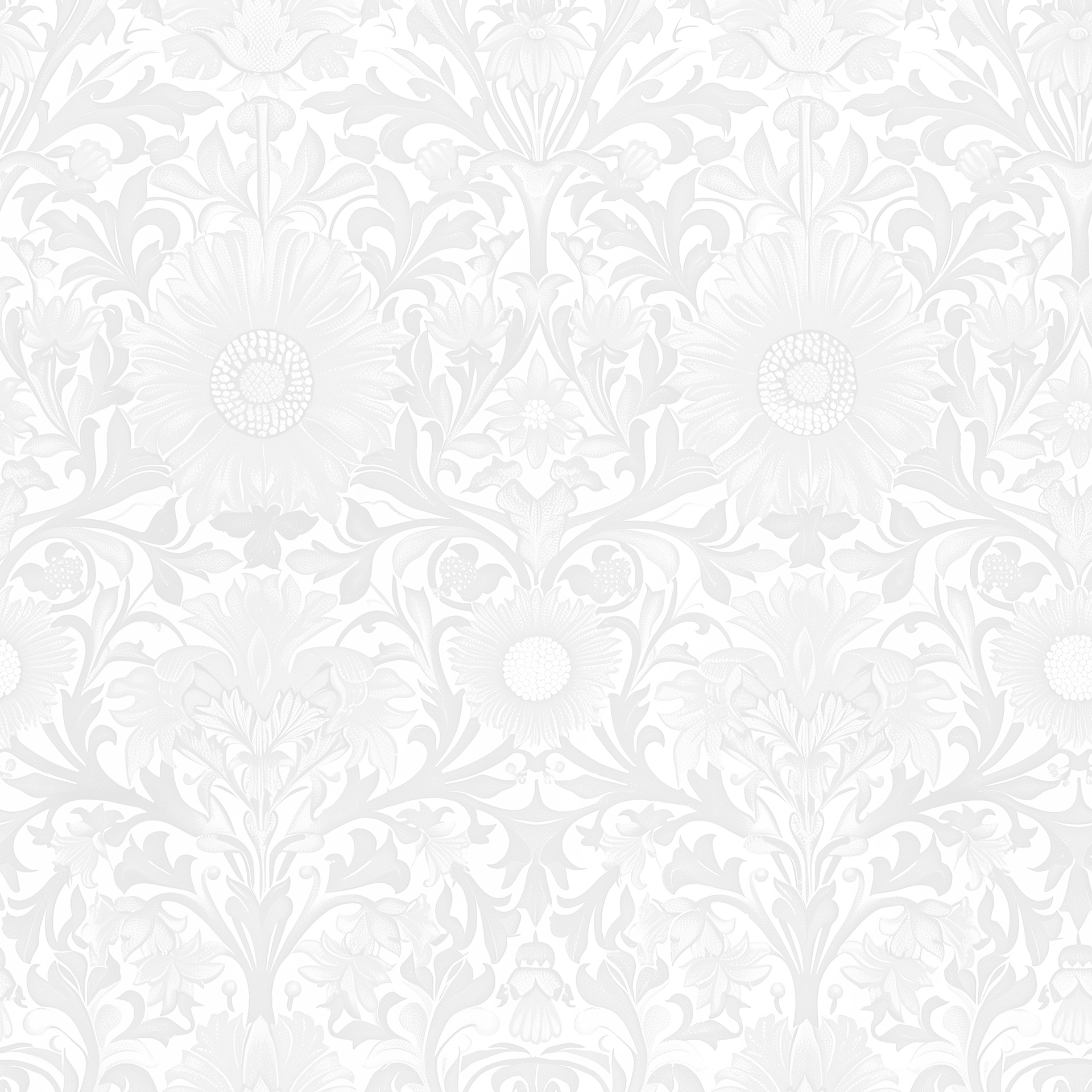 Timeless Blooms - Grå - Klassisk blommig tapet med tidlös elegans