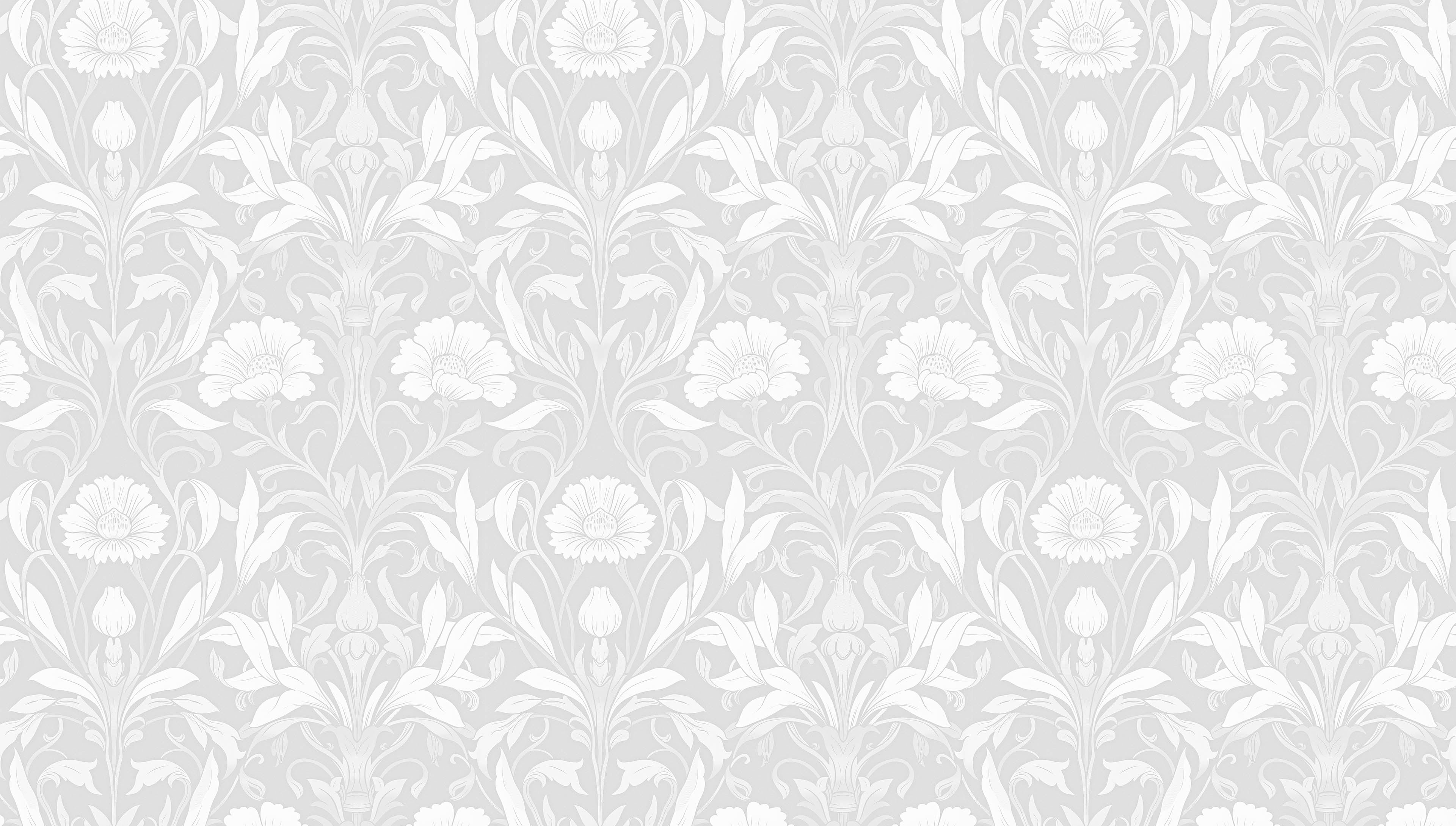 Isabelle - Grå – Klassisk tapet med engelsk elegans och detaljerade blommönster