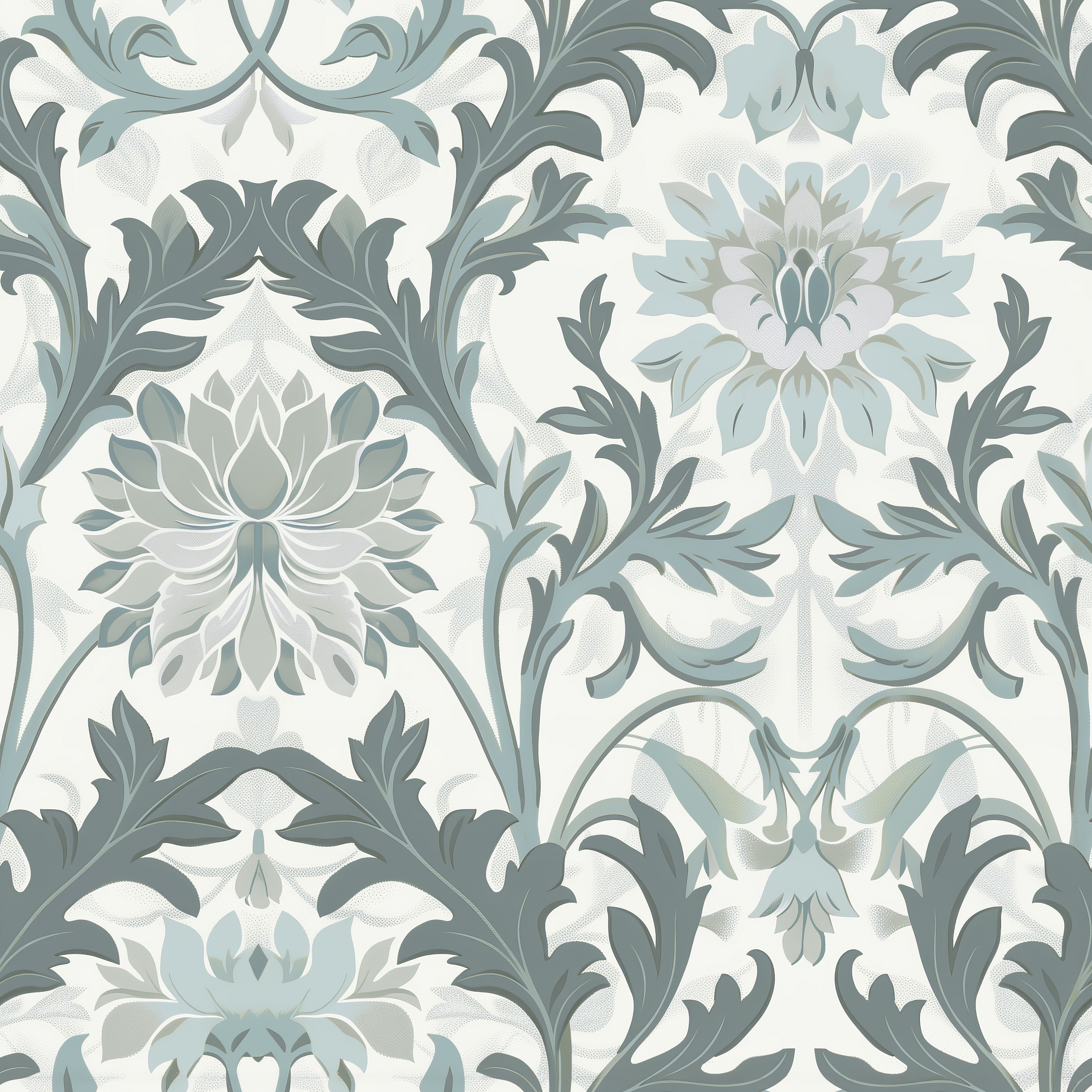 Jennie - Grå-Vit tapet