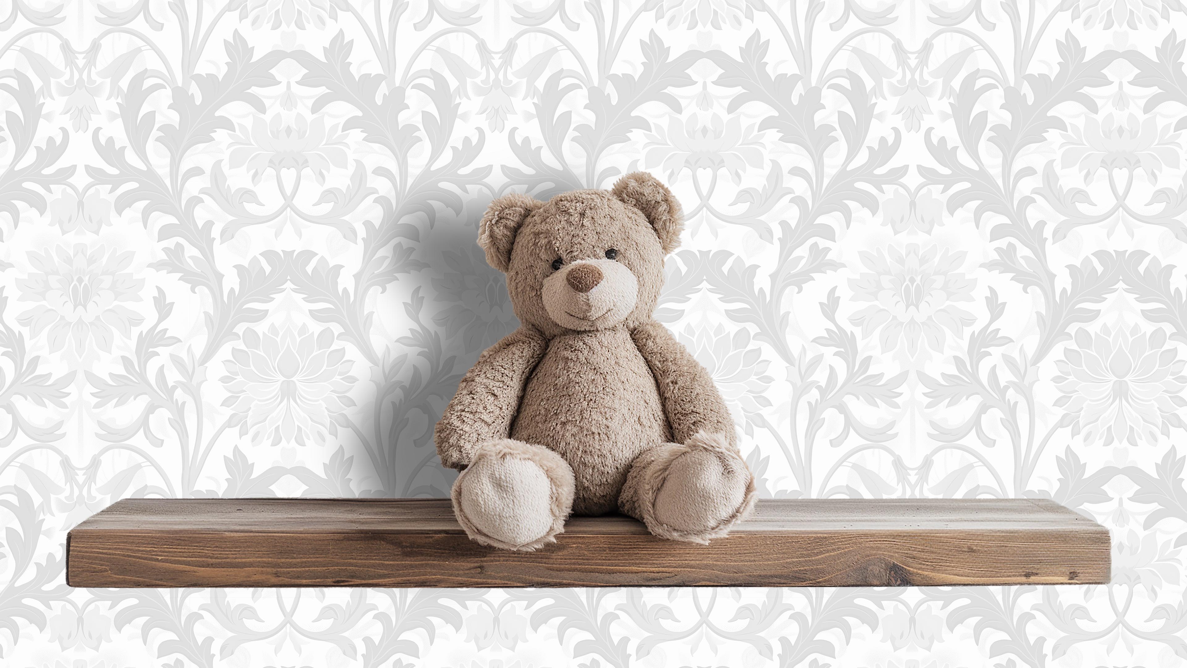 Jennie - Grå - Botanisk tapet med blommor och blad