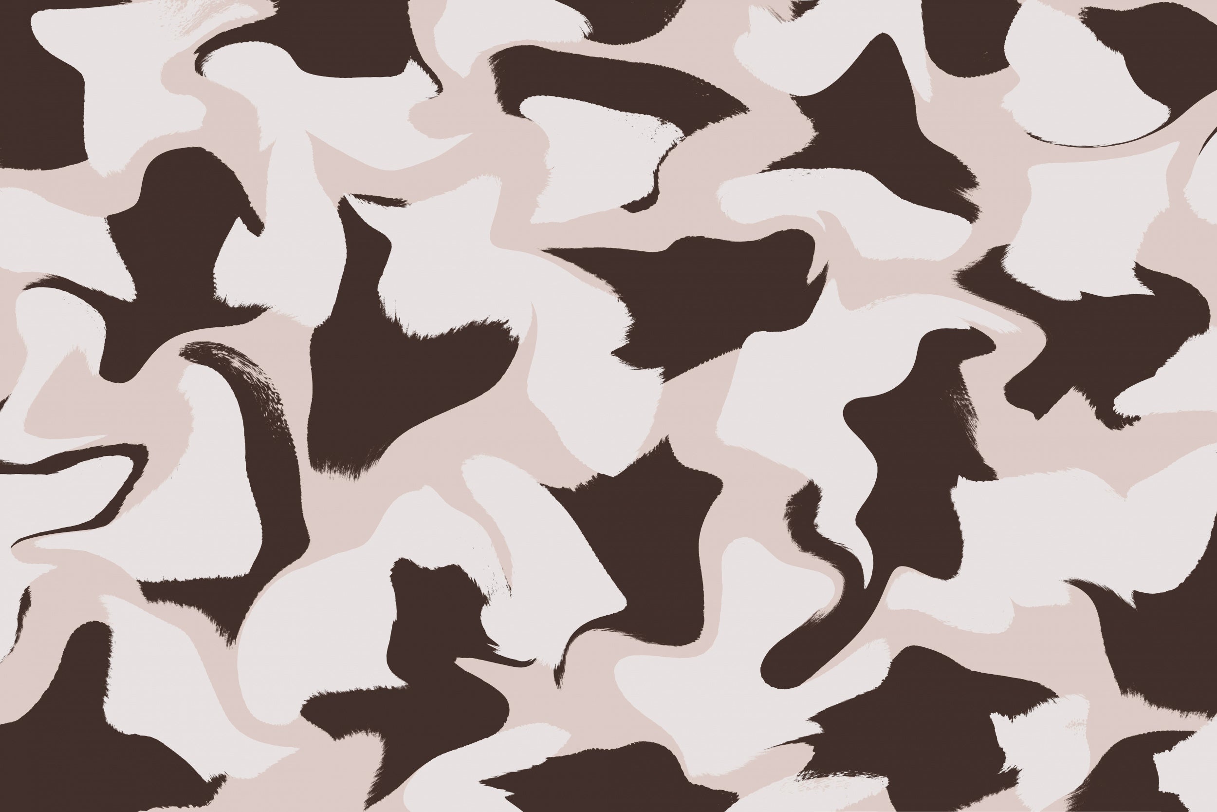 White And Brown Whipped Pattern