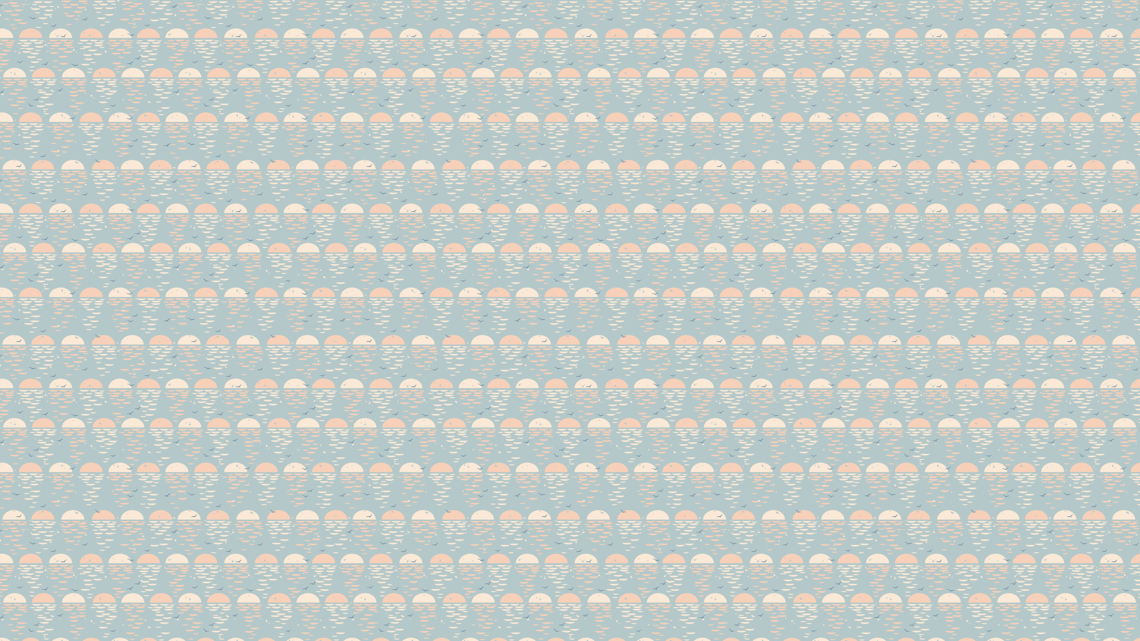 Sunset and Seagulls - Summer