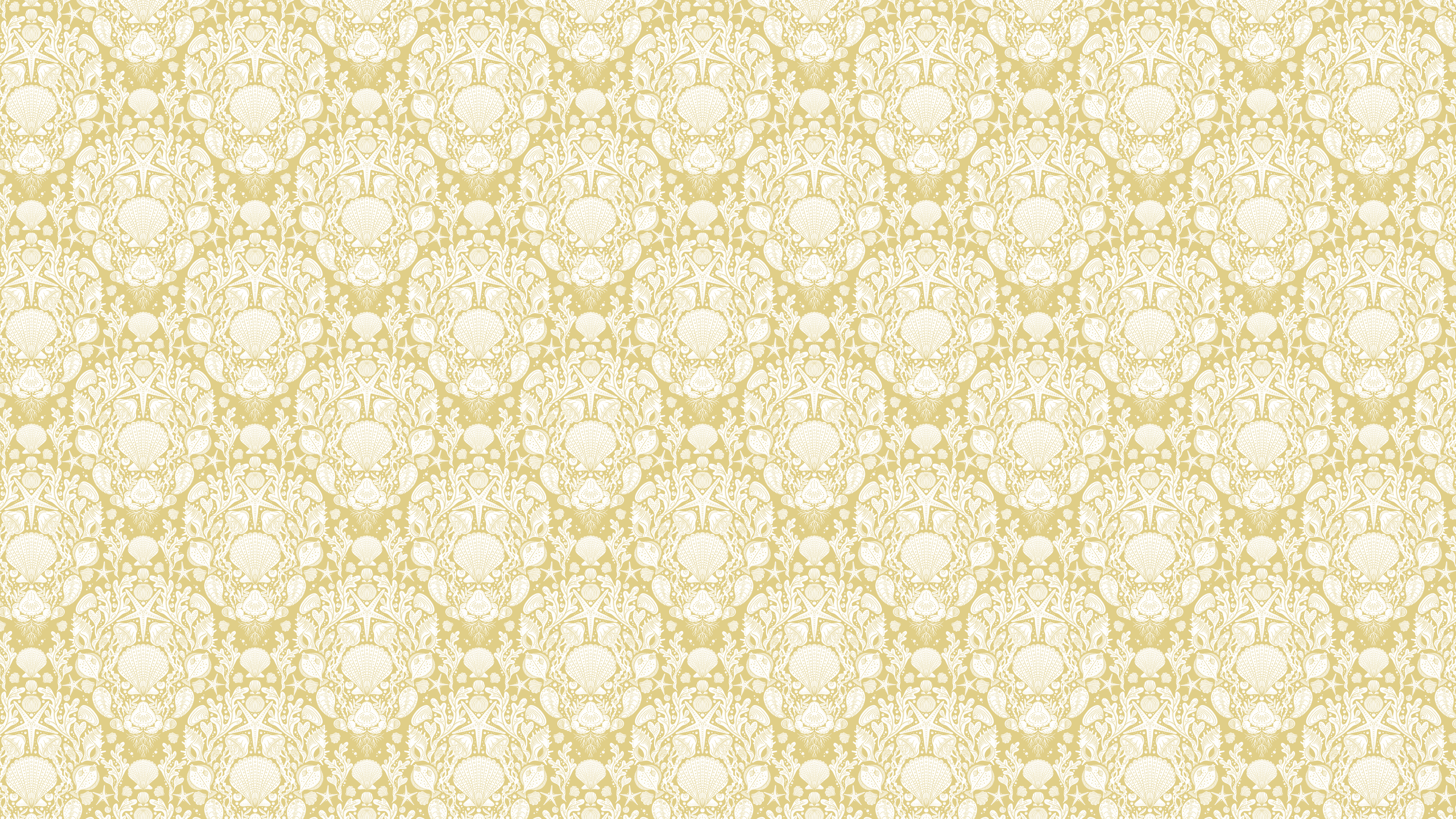 Deep Sea Damask - Sunny