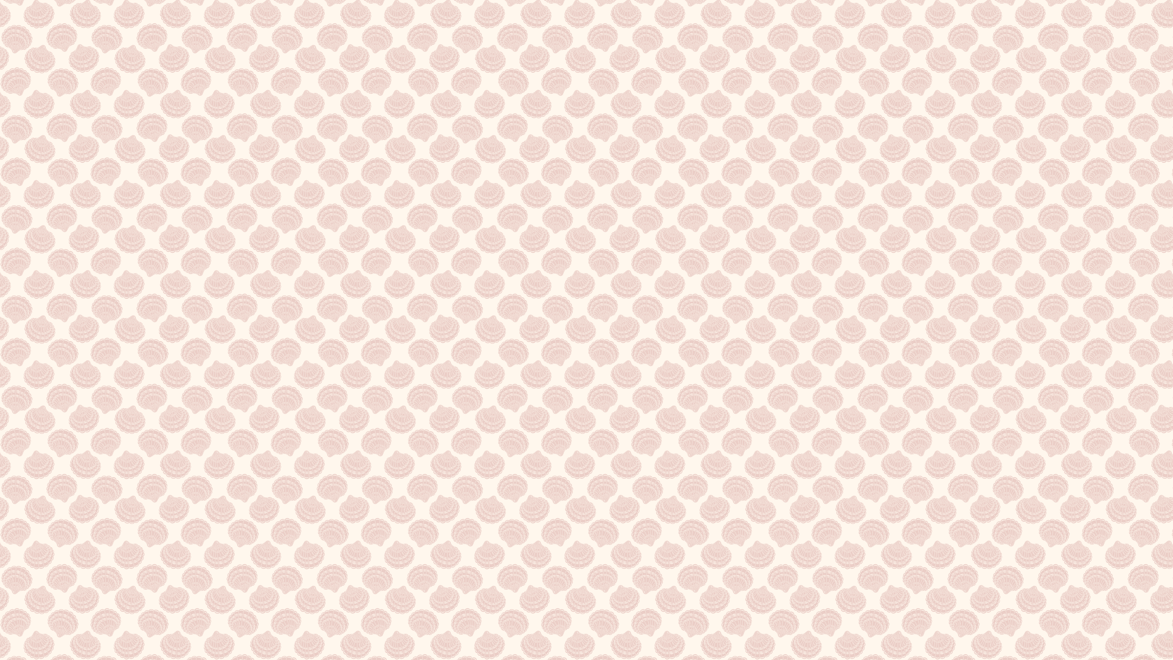 Vongole - Light Pink - Elegant tapet med musselskal i pastellrosa