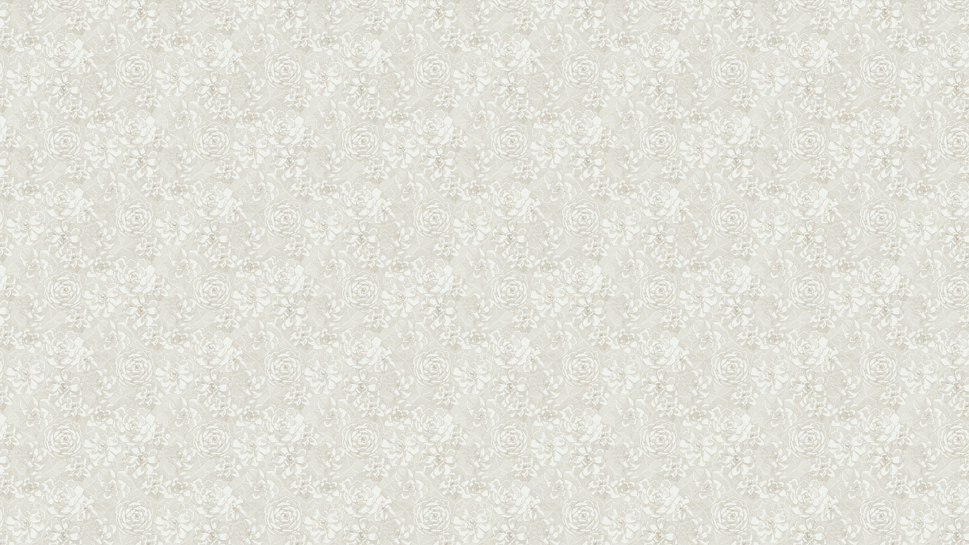 Suckulent Flower - Beige