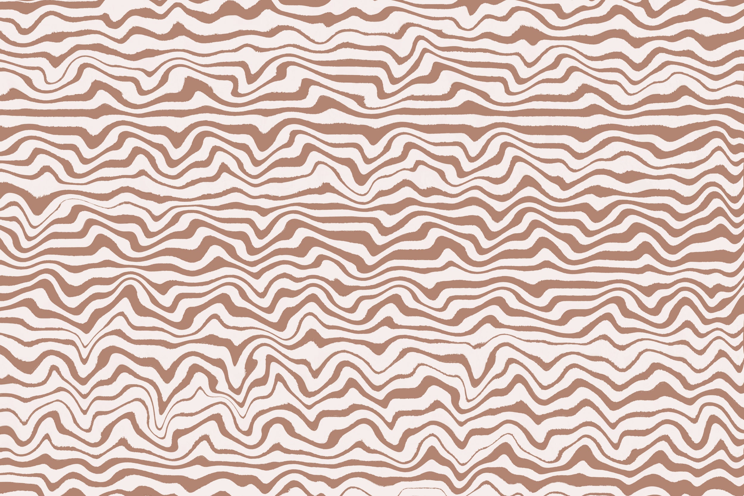 Shaky Beige Lines Square