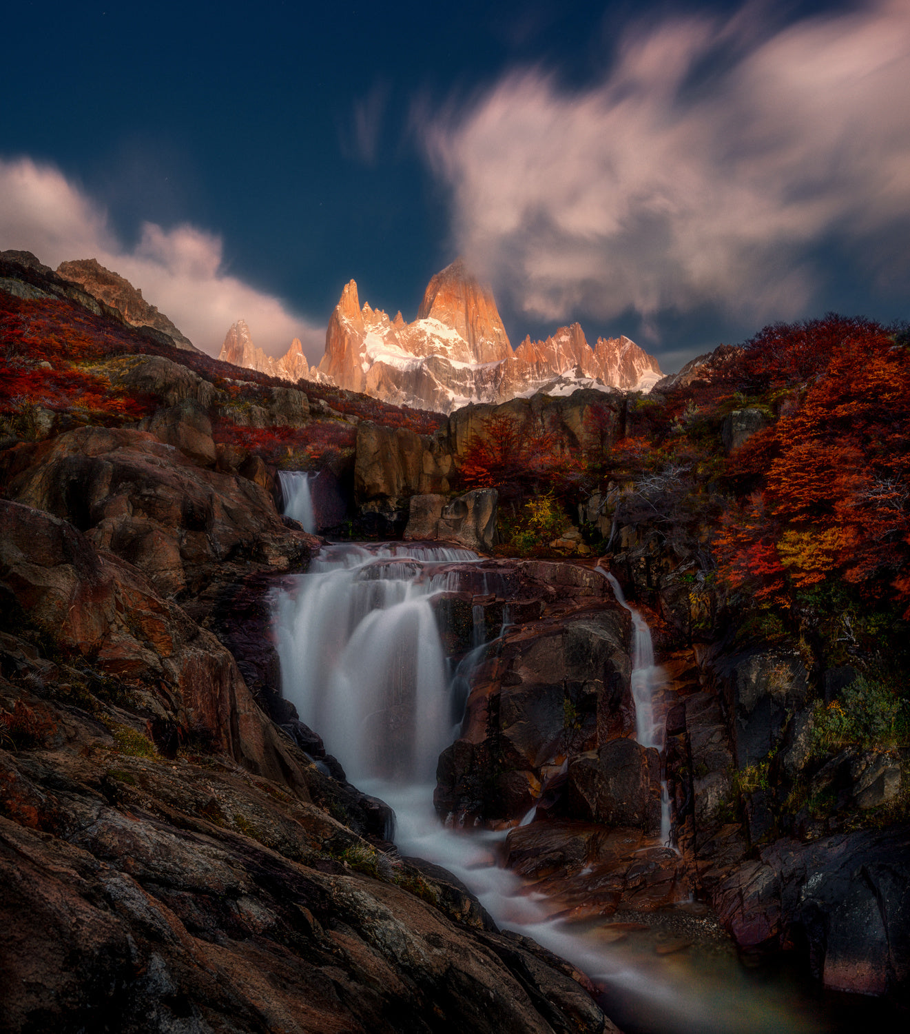 Waking up from a dream.