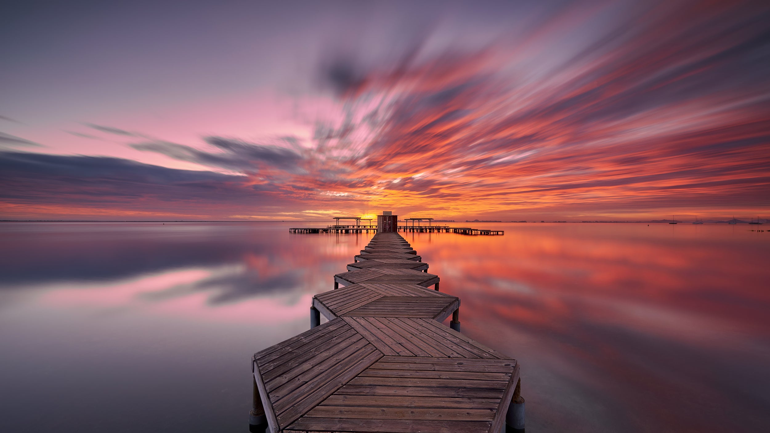 sunrise in the old spa