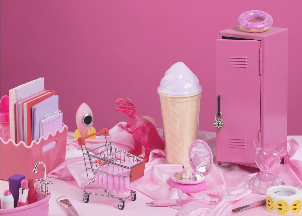Pink Aesthetic Display