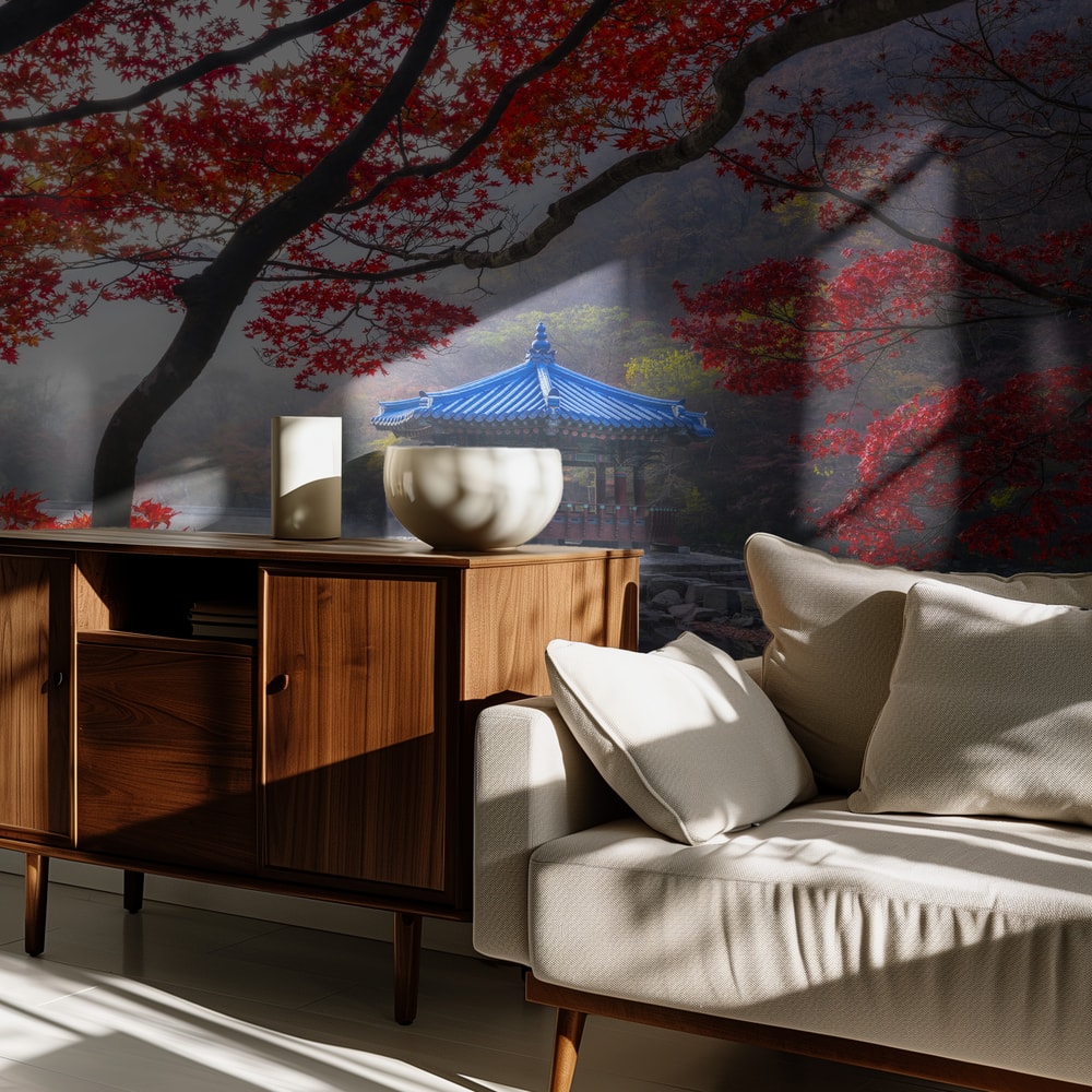 Tranquil Autumn Pagoda