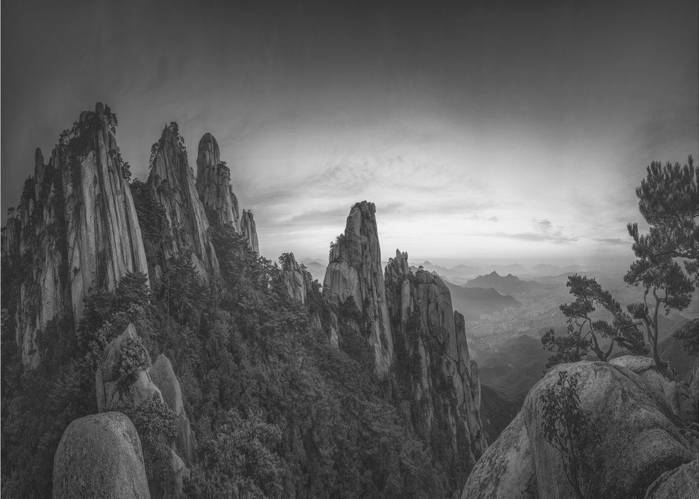 Majestic Monochrome Mountains