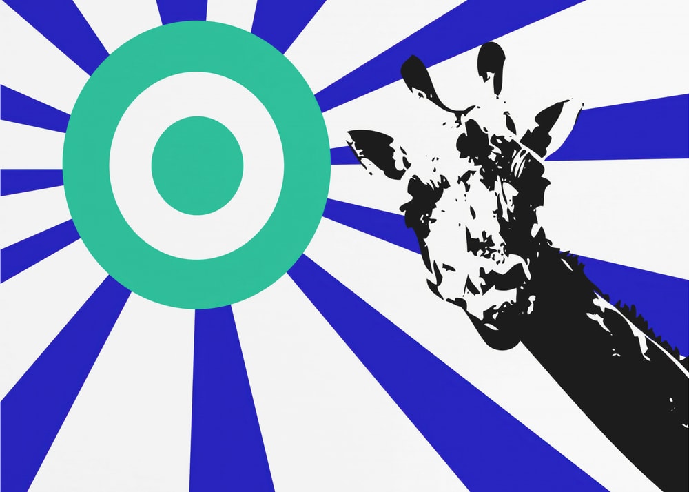 Giraffe Target Sunburst