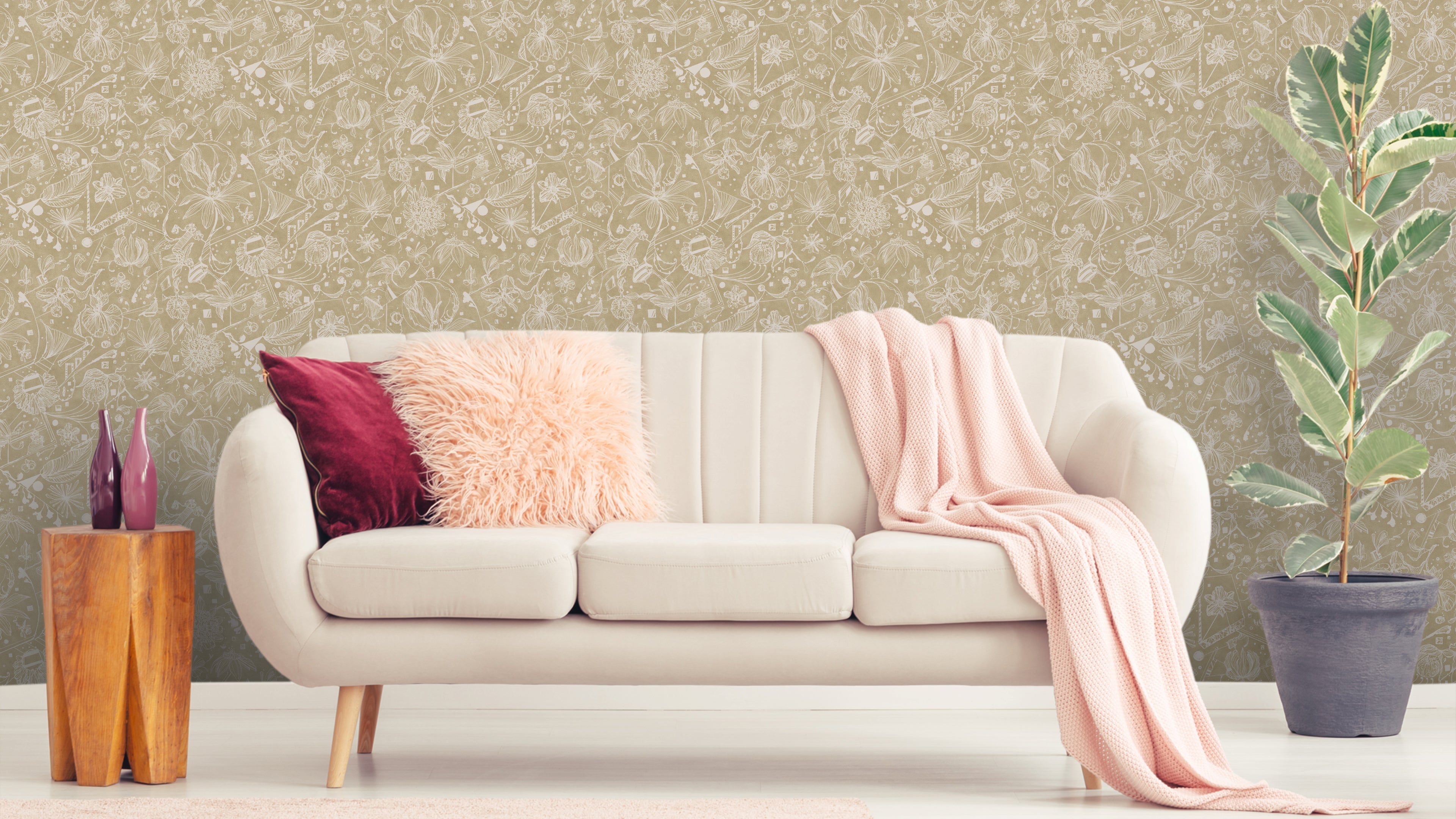Floralies - Beige