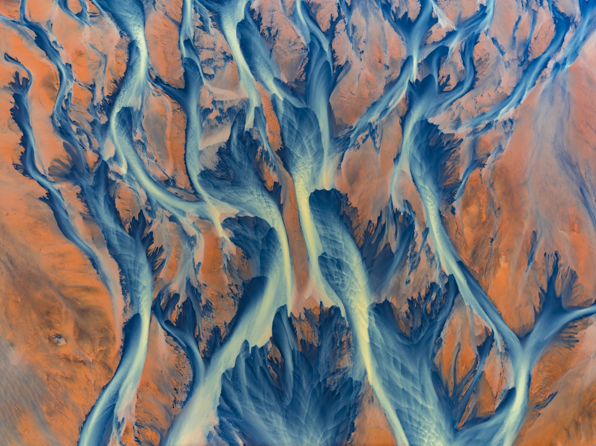 Glacial delta, Iceland