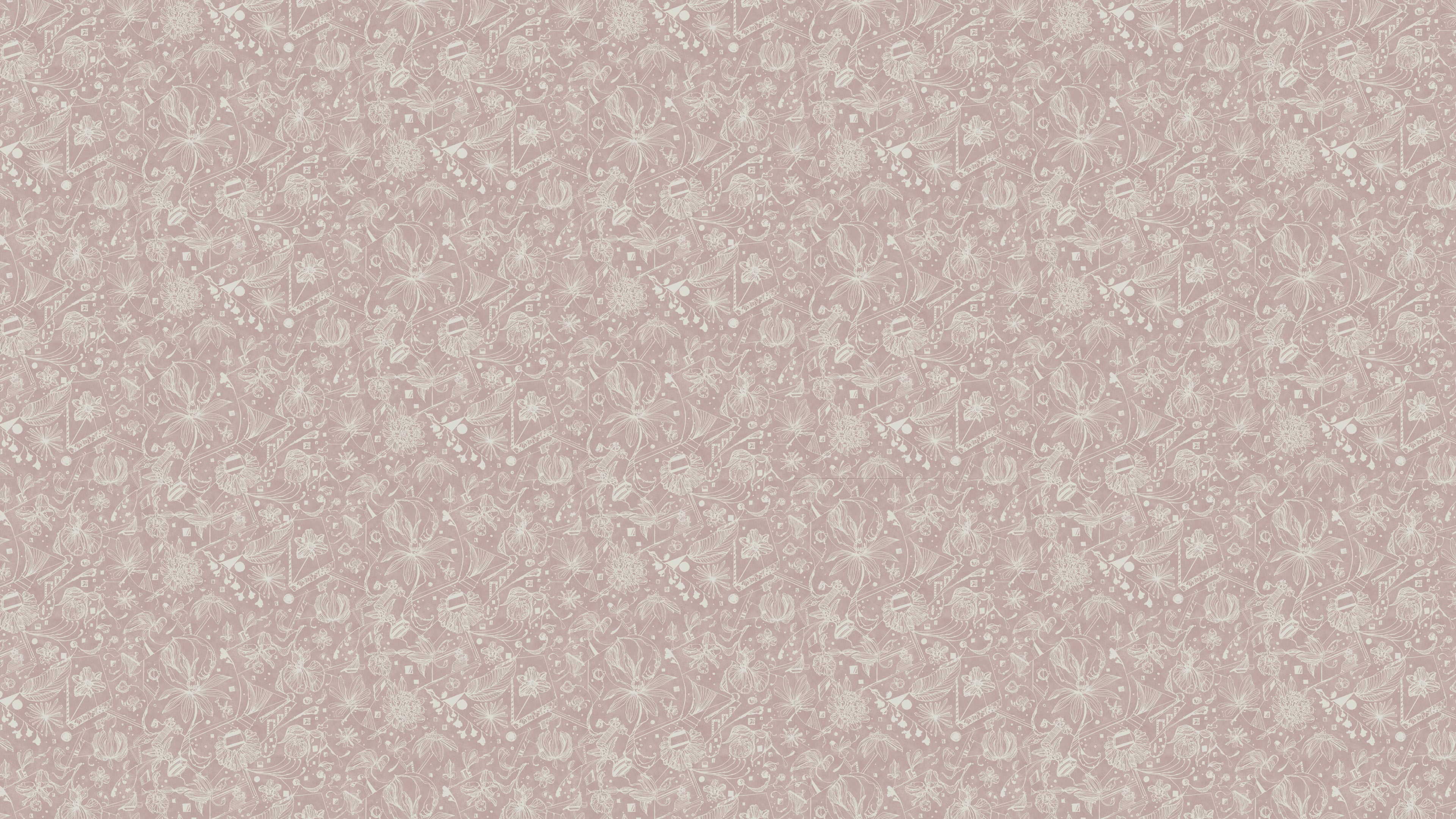 Floralies - Rosa – Elegant tapet med abstrakt konst i mjuka rosa toner