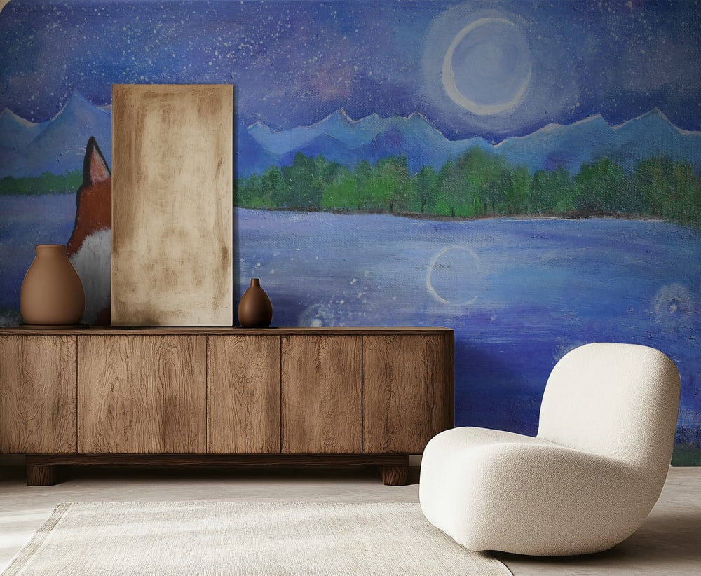 Moonlit Fox Dreams