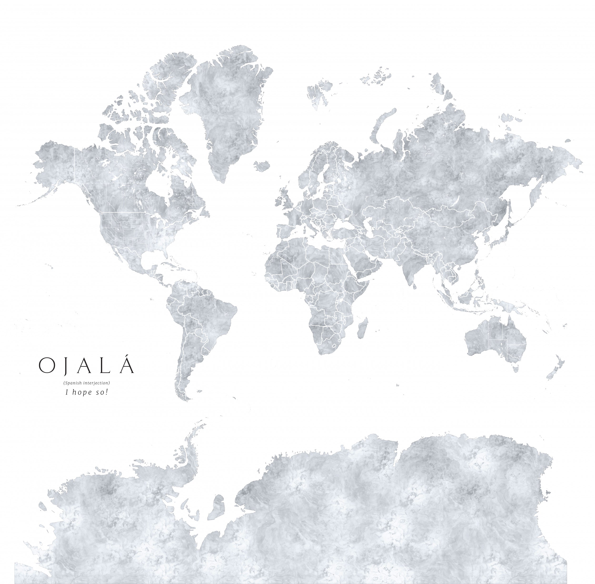 Ojalá world map