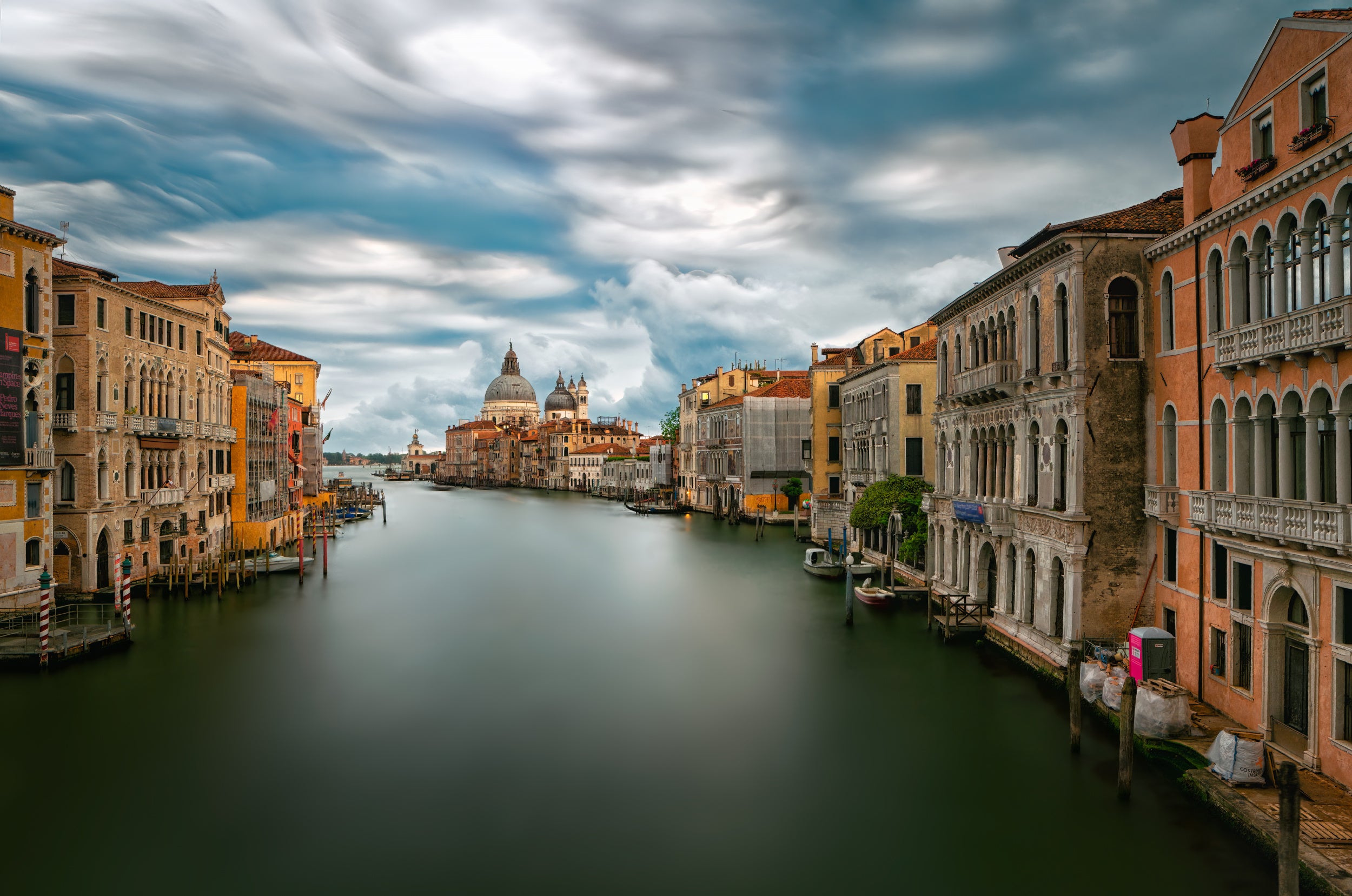 Stormy weather on the Grand Canal