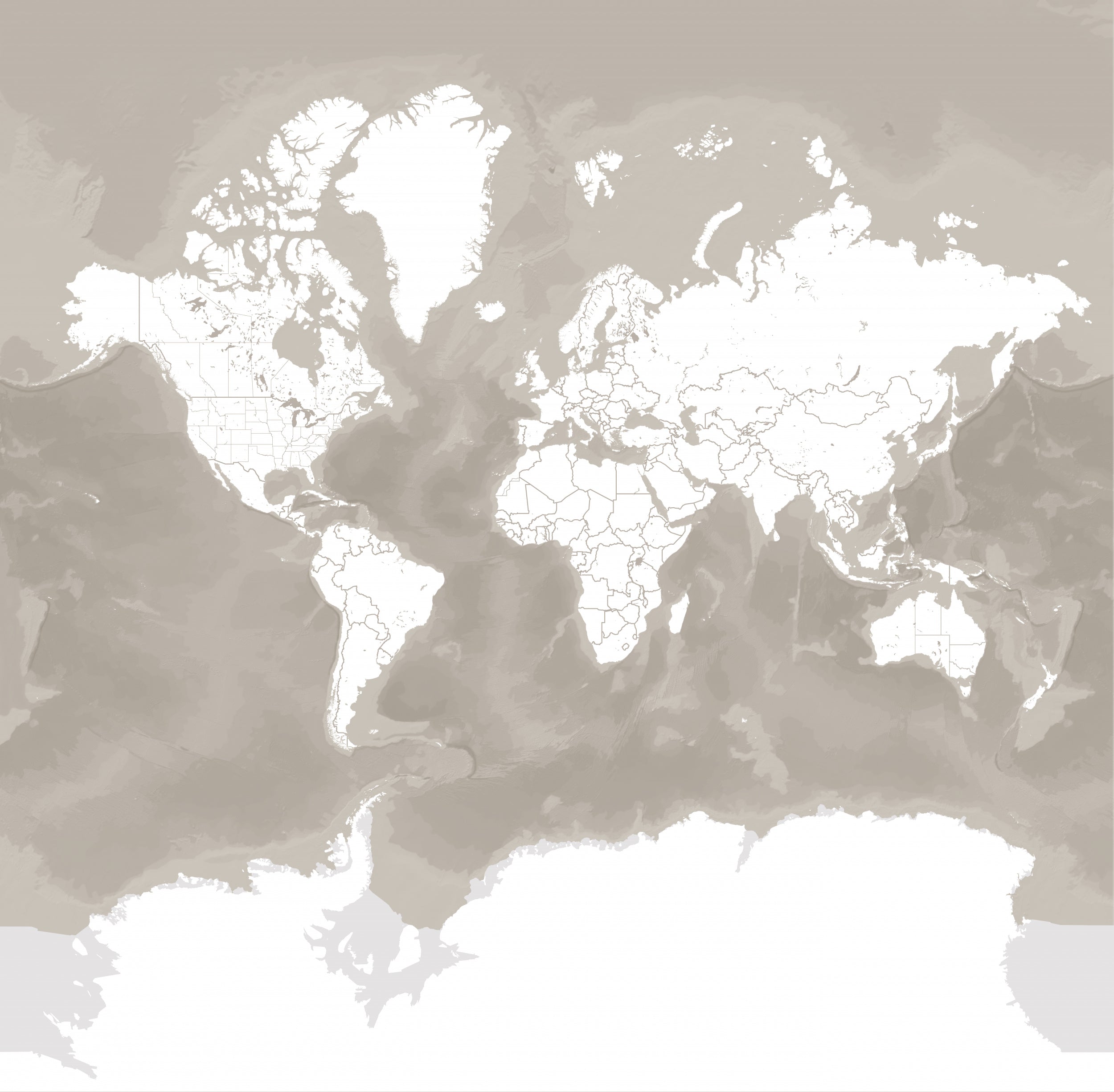 Orien world map