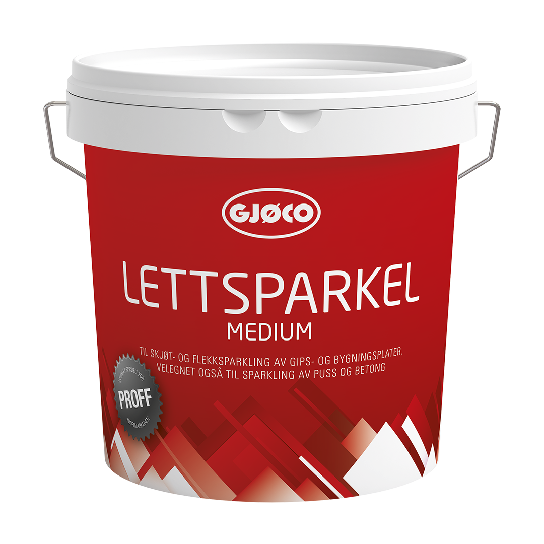 Gjøco Proff Lättspackel Medium flera storlekar