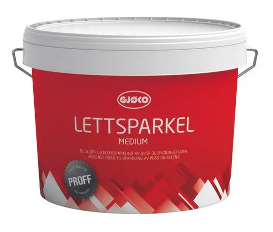 ANZA Gjøco Proff Lättspackel Medium flera storlekar – professionellt verktyg för ett perfekt resultat vid tapetsering
